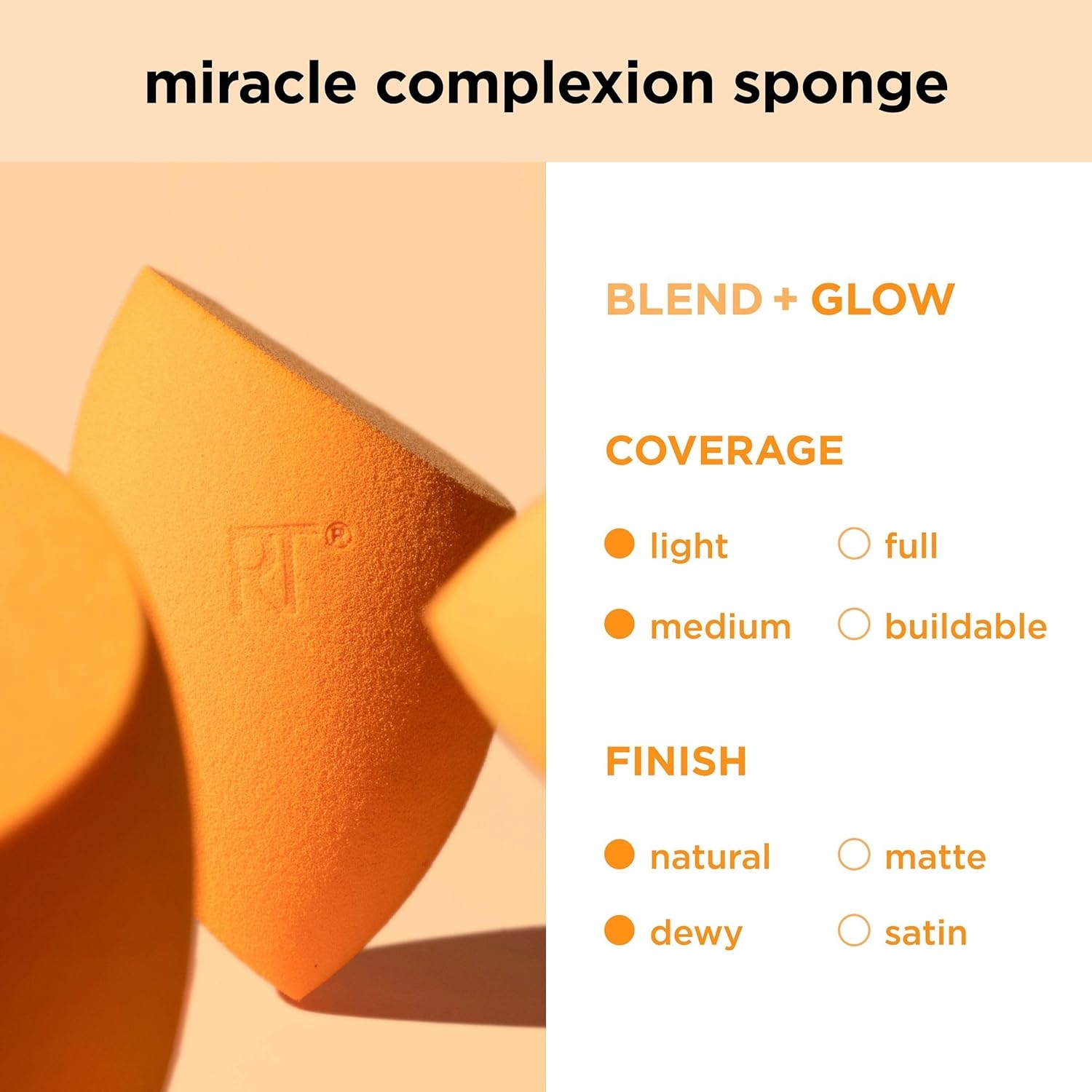 Real Techniques Miracle Airblend Sponge, Matte Makeup Blending Sponge, For Liquid, Cream, & Powder Products, Offers Medium To Full Coverage, Foundation Sponge, Packaging May Vary, 1 Count - Image 41