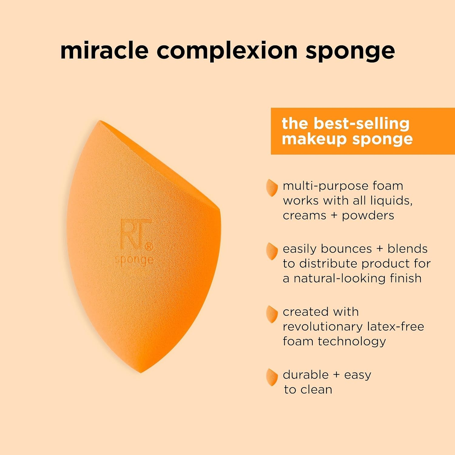 Real Techniques Miracle Airblend Sponge, Matte Makeup Blending Sponge, For Liquid, Cream, & Powder Products, Offers Medium To Full Coverage, Foundation Sponge, Packaging May Vary, 1 Count - Image 39