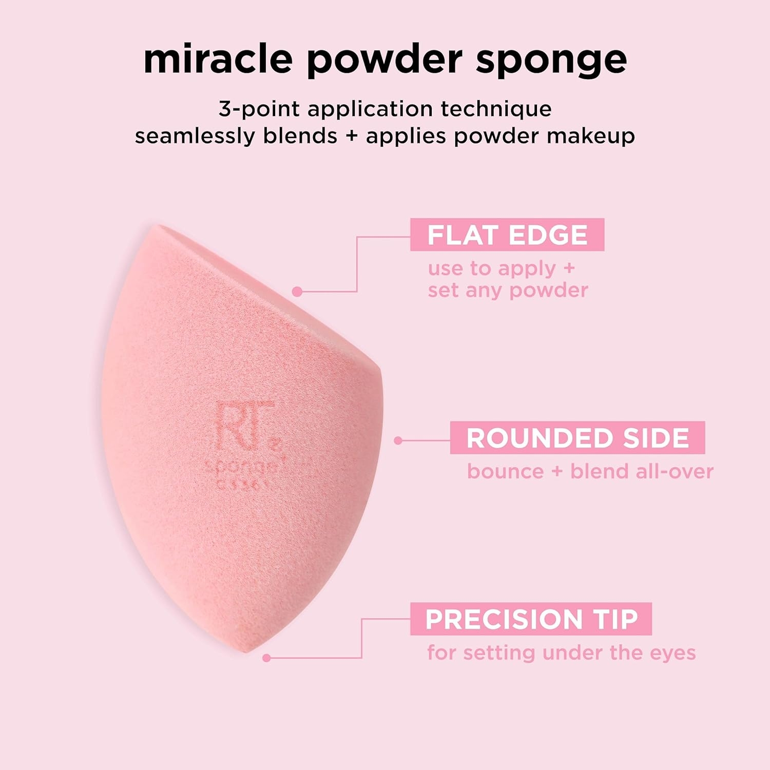 Real Techniques Miracle Airblend Sponge, Matte Makeup Blending Sponge, For Liquid, Cream, & Powder Products, Offers Medium To Full Coverage, Foundation Sponge, Packaging May Vary, 1 Count - Image 21