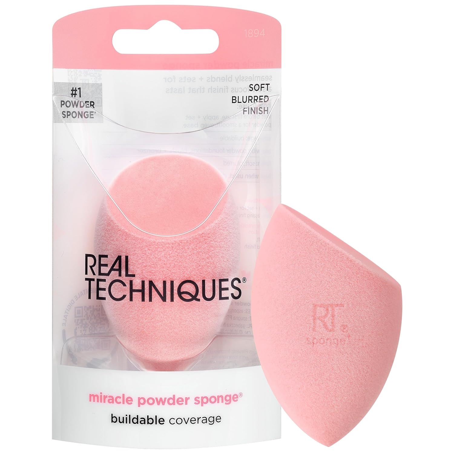 Real Techniques Miracle Airblend Sponge, Matte Makeup Blending Sponge, For Liquid, Cream, & Powder Products, Offers Medium To Full Coverage, Foundation Sponge, Packaging May Vary, 1 Count - Image 17