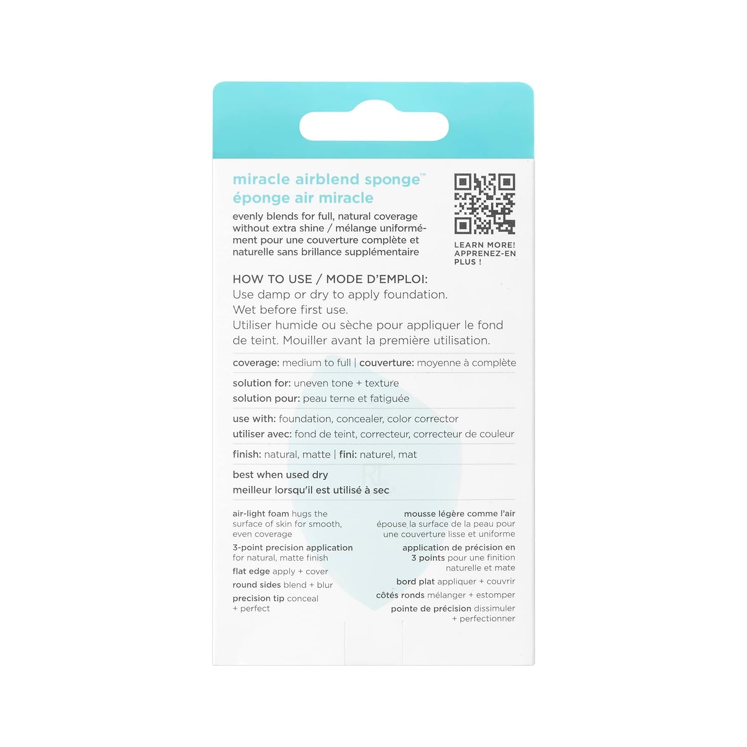 Real Techniques Miracle Airblend Sponge, Matte Makeup Blending Sponge, For Liquid, Cream, & Powder Products, Offers Medium To Full Coverage, Foundation Sponge, Packaging May Vary, 1 Count - Image 14