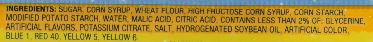 Airheads Extremes Sour Candy, Rainbow Berry, 2 Ounce (Pack of 4 Individual Packages) - Image 4