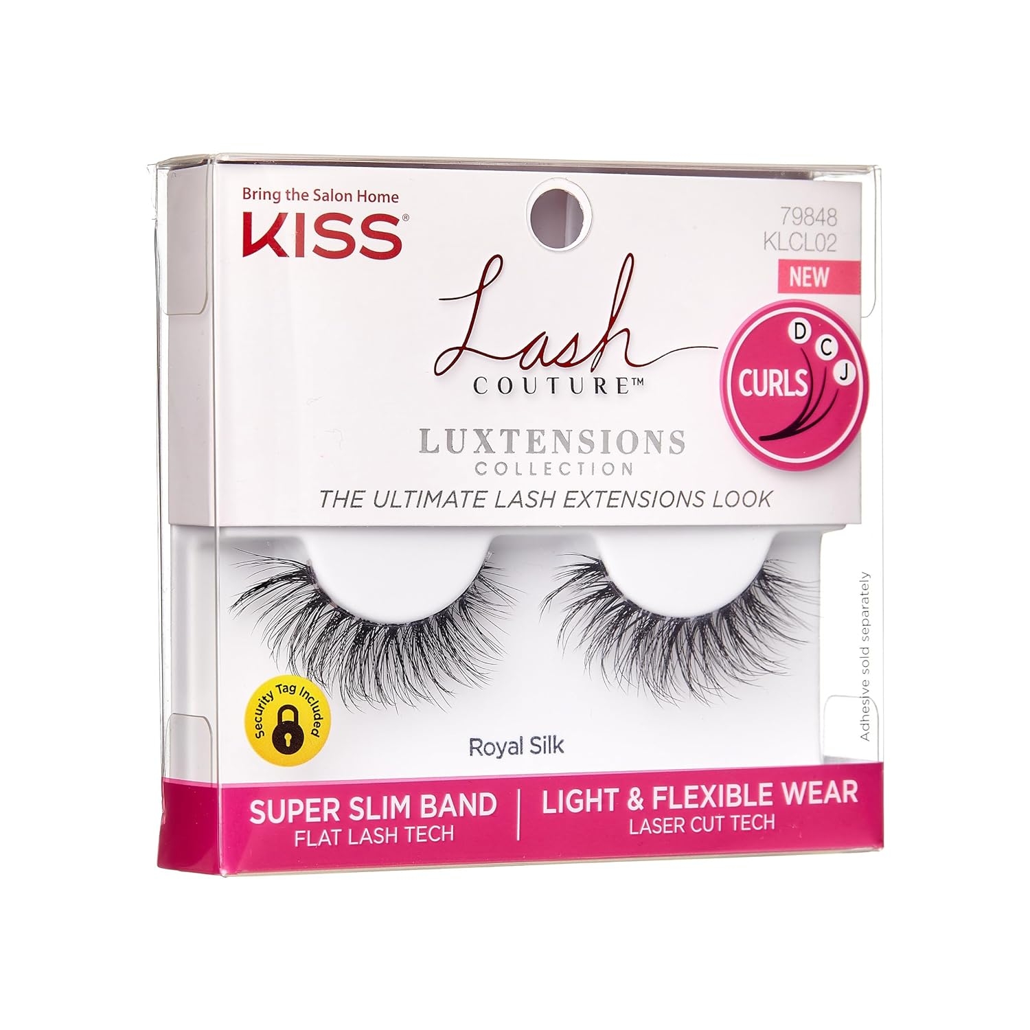 KISS Lash Couture Luxtension False Eyelashes, Royal Silk', 10 mm, Includes 1 Pair Of Lash, Contact Lens Friendly, Easy to Apply, Reusable Strip Lashes - Image 21