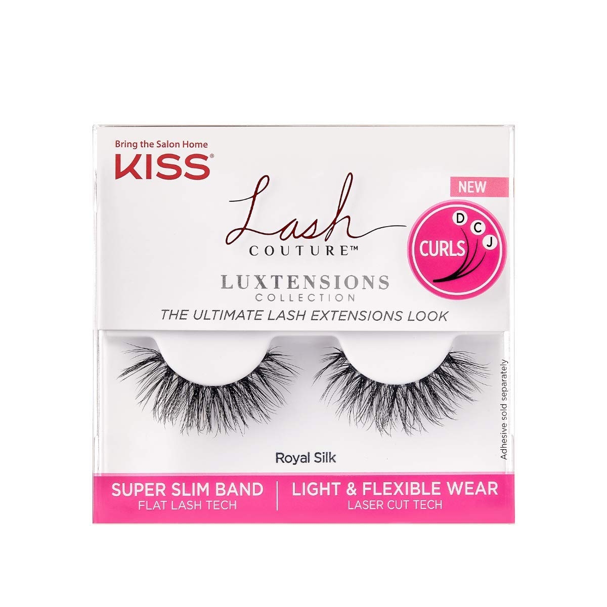 KISS Lash Couture Luxtension False Eyelashes, Royal Silk', 10 mm, Includes 1 Pair Of Lash, Contact Lens Friendly, Easy to Apply, Reusable Strip Lashes - Image 20
