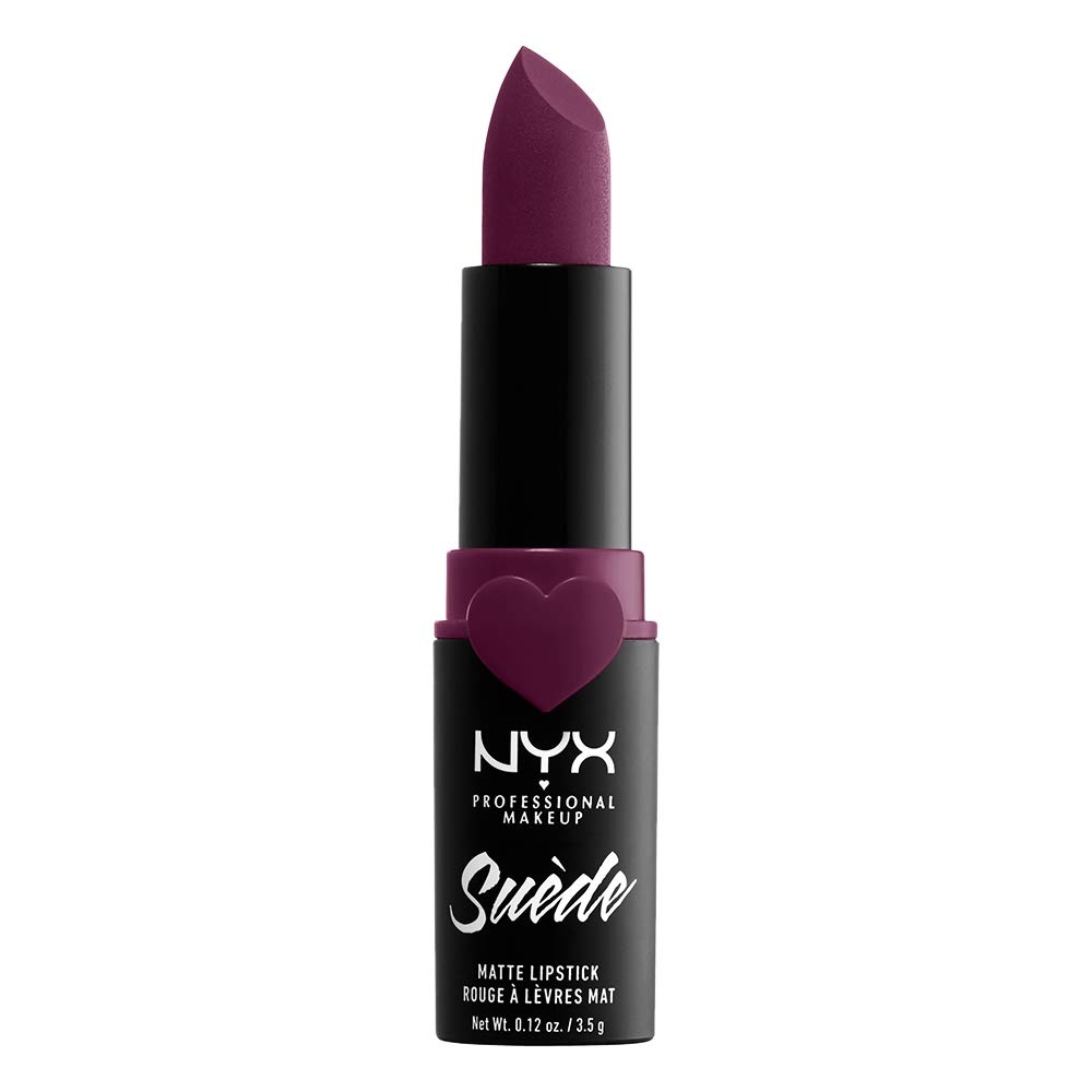 NYX PROFESSIONAL MAKEUP Suede Matte Lipstick, Vegan Formula - Clinger (Hot Pink) - Image 40