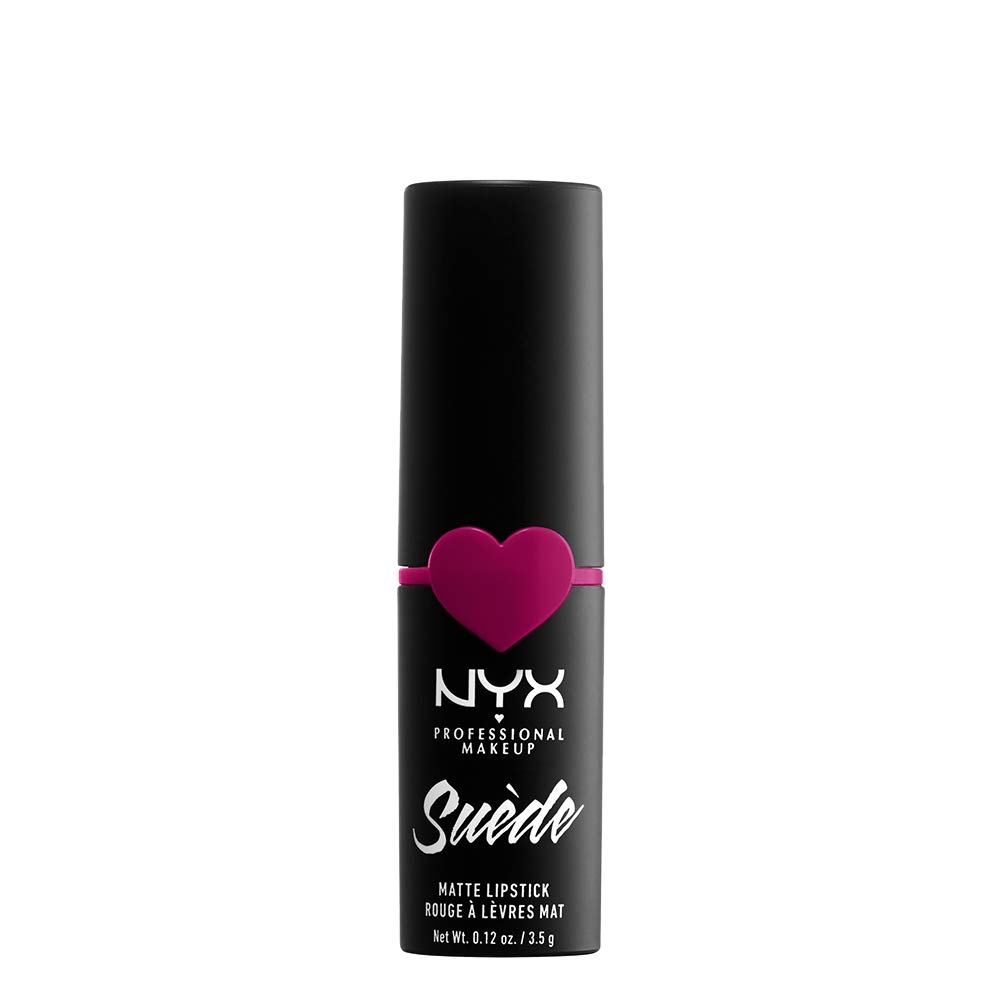 NYX PROFESSIONAL MAKEUP Suede Matte Lipstick, Vegan Formula - Clinger (Hot Pink) - Image 37