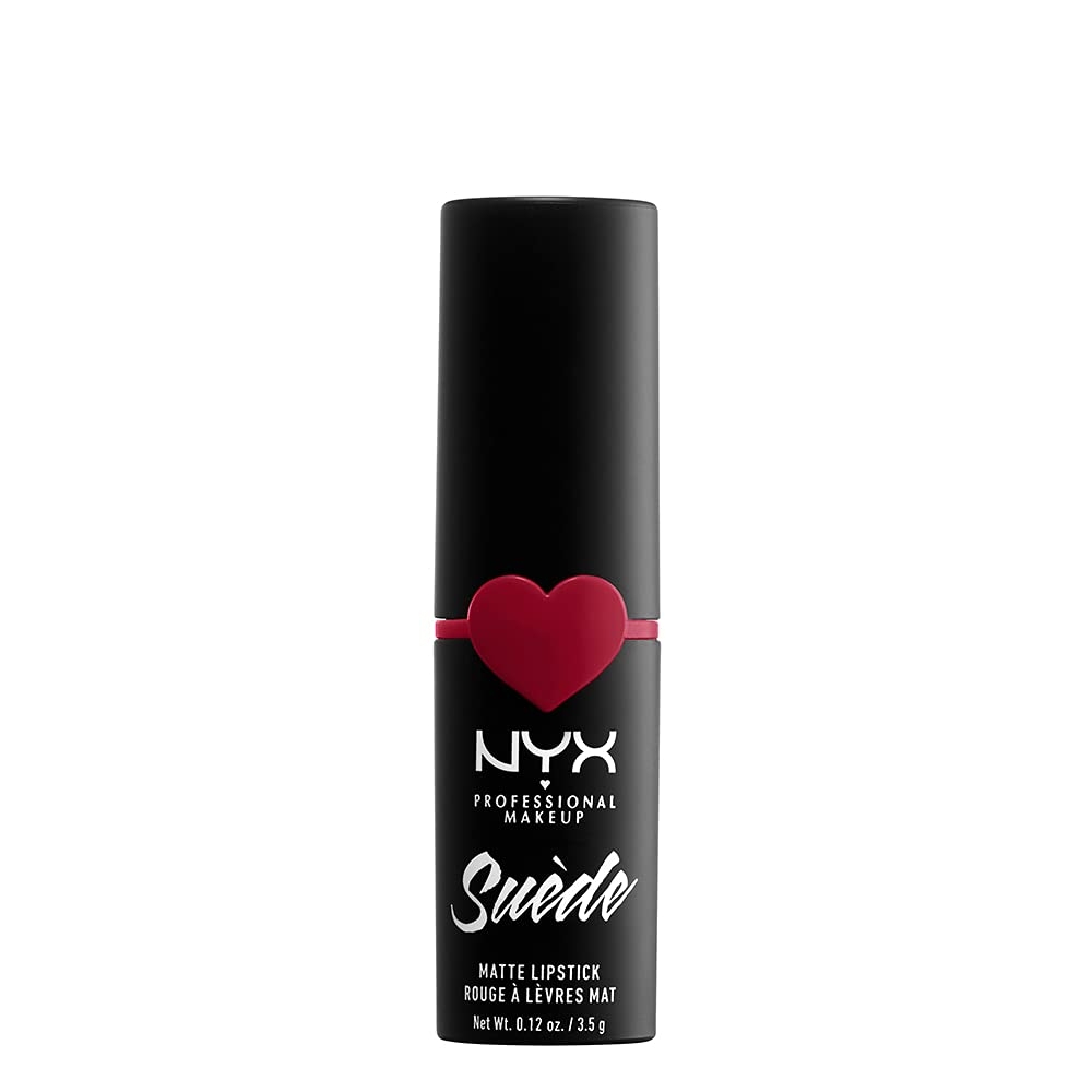 NYX PROFESSIONAL MAKEUP Suede Matte Lipstick, Vegan Formula - Clinger (Hot Pink) - Image 25