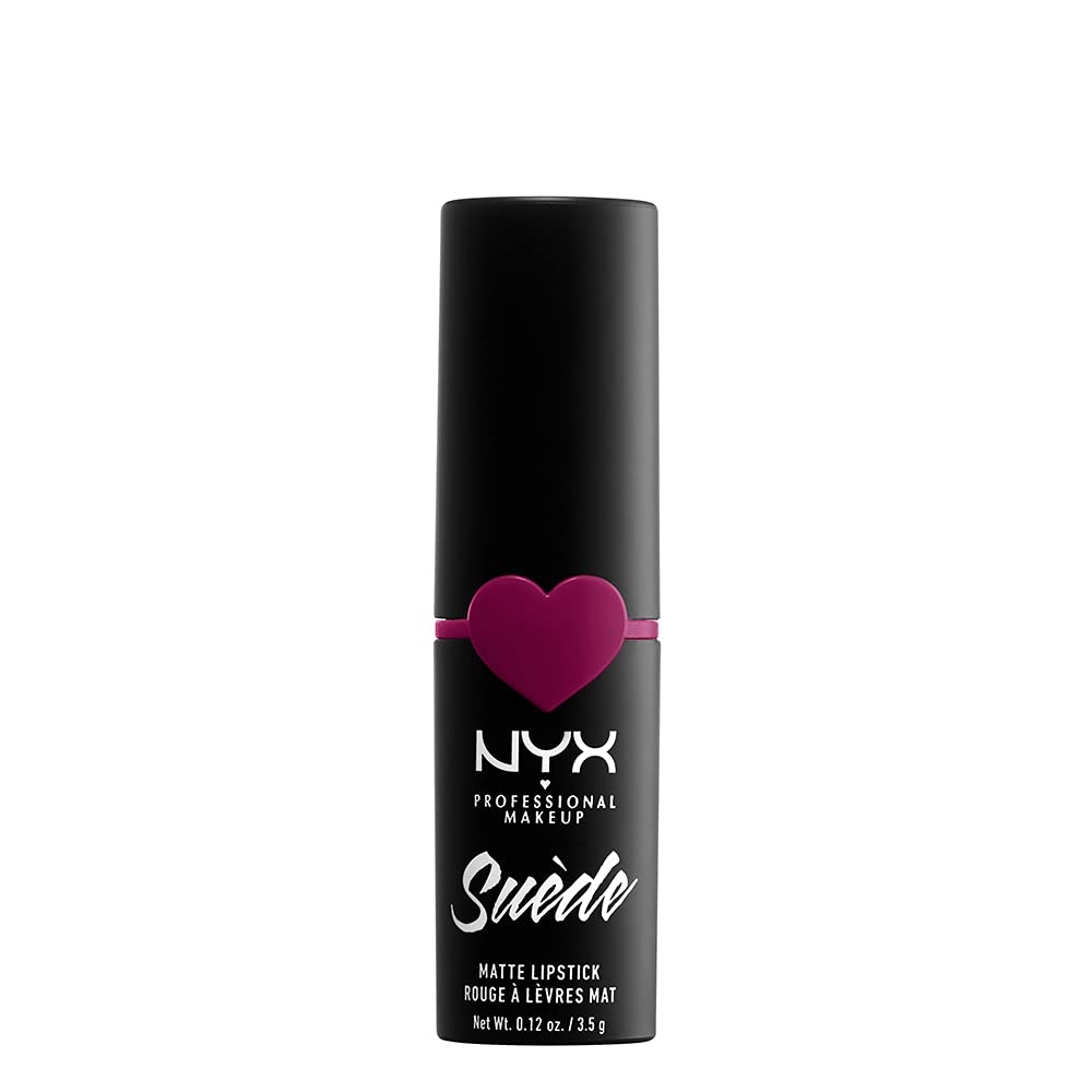 NYX PROFESSIONAL MAKEUP Suede Matte Lipstick, Vegan Formula - Clinger (Hot Pink) - Image 21