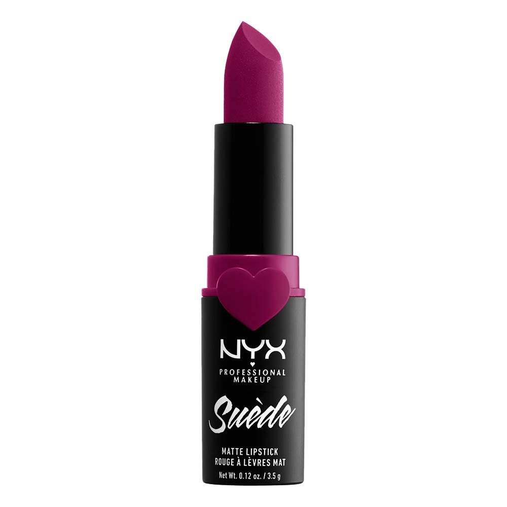 NYX PROFESSIONAL MAKEUP Suede Matte Lipstick, Vegan Formula - Clinger (Hot Pink) - Image 18