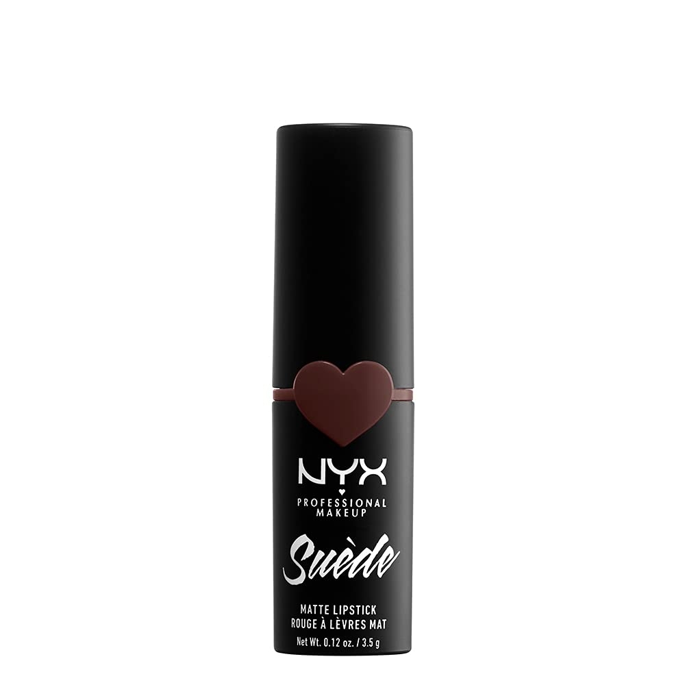 NYX PROFESSIONAL MAKEUP Suede Matte Lipstick, Vegan Formula - Clinger (Hot Pink) - Image 7