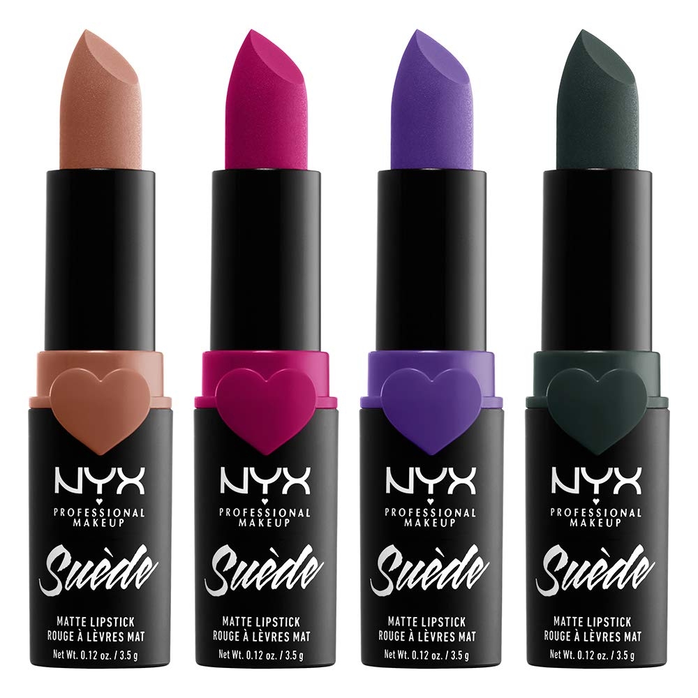 NYX PROFESSIONAL MAKEUP Suede Matte Lipstick, Vegan Formula - Clinger (Hot Pink) - Image 6