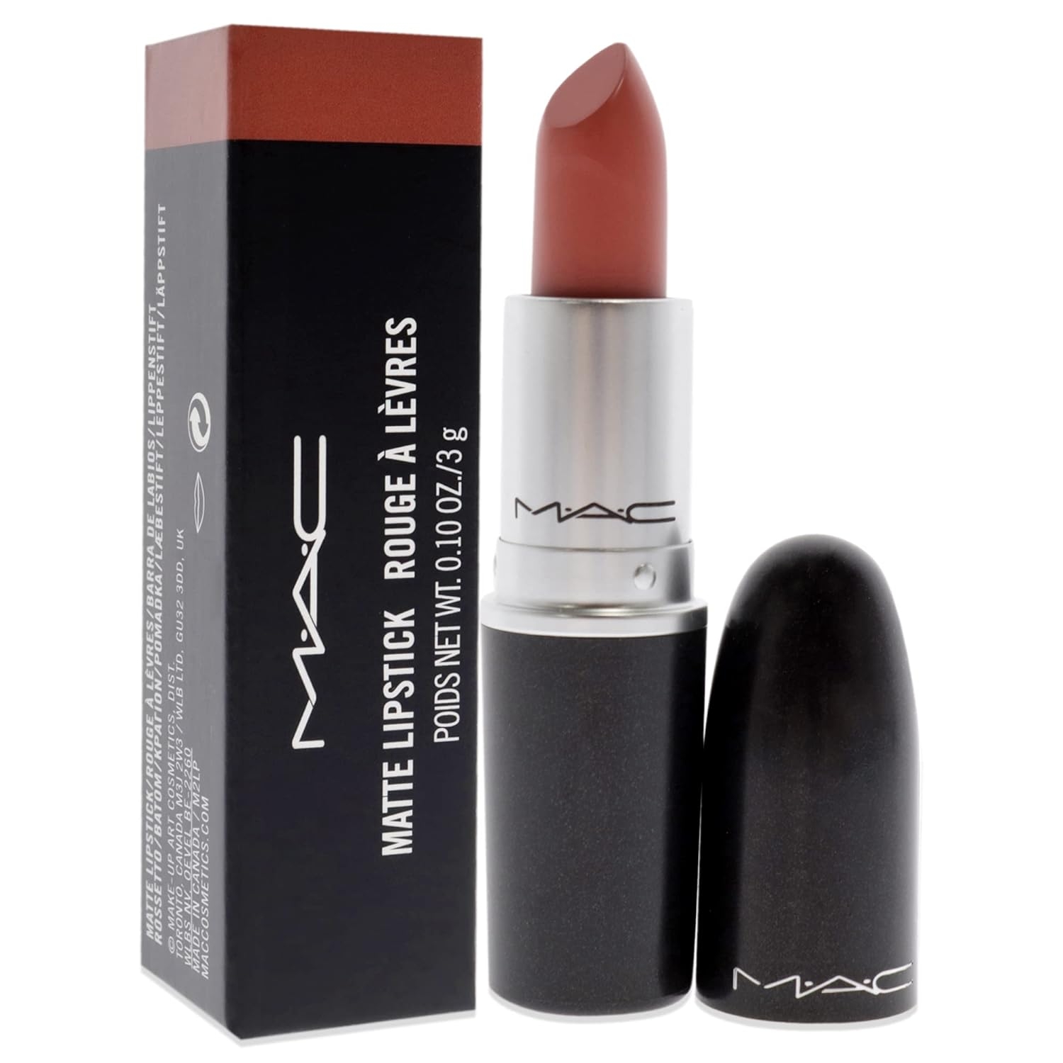 MAC Matte Lipstick - Smoked Purple Lipstick Women 0.1 oz - Image 12