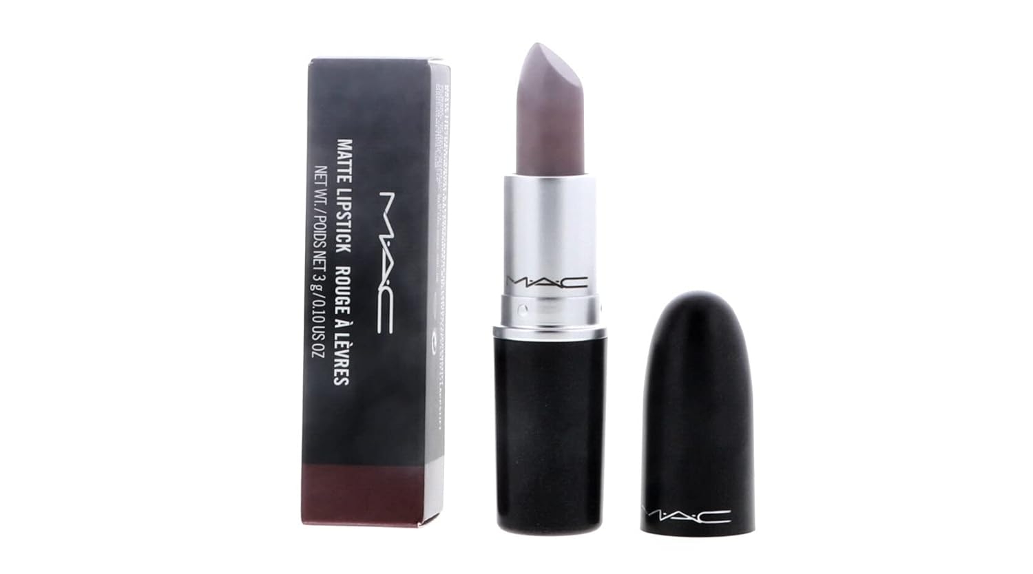 MAC Matte Lipstick - Smoked Purple Lipstick Women 0.1 oz - Image 2