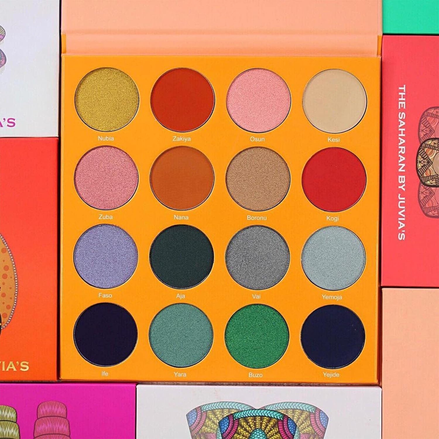 Juvia's Place The Magic Mini - Bright and Bold Red, Shades of 16, Eyeshadow Palette, Professional Eye Makeup, Pigmented Eyeshadow Palette, Makeup Palette for Eye Color & Shine - Image 4