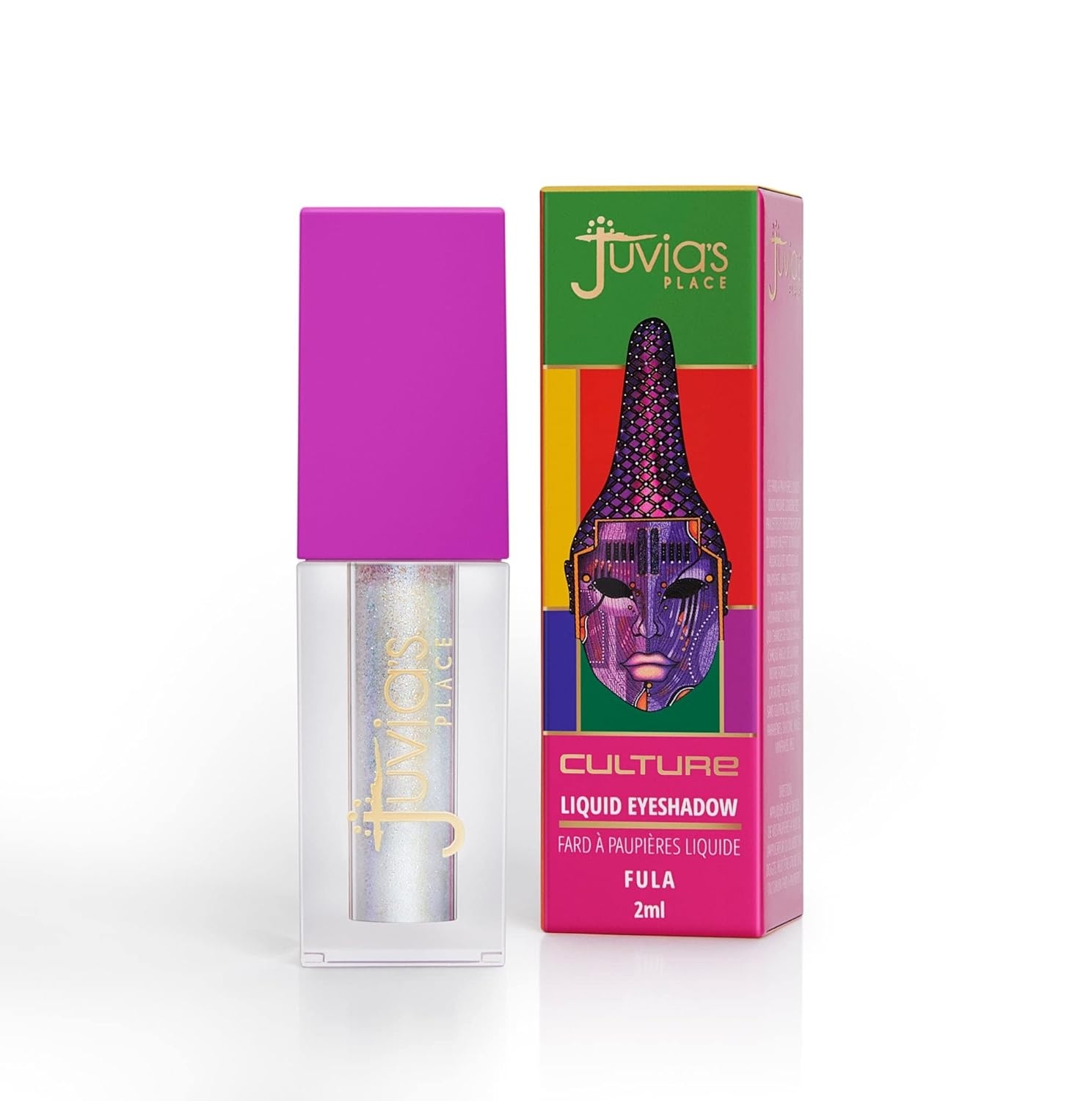 Juvia's Place Culture Duochrome Liquid Eyeshadow Kente - Liquid Eye Makeup for Glitter & Shine, Multi-colored Glitter Liquid Eyeshadow, Sparkly Makeup for Eyes, Women's Glitter Makeup Kit Addition - Image 11