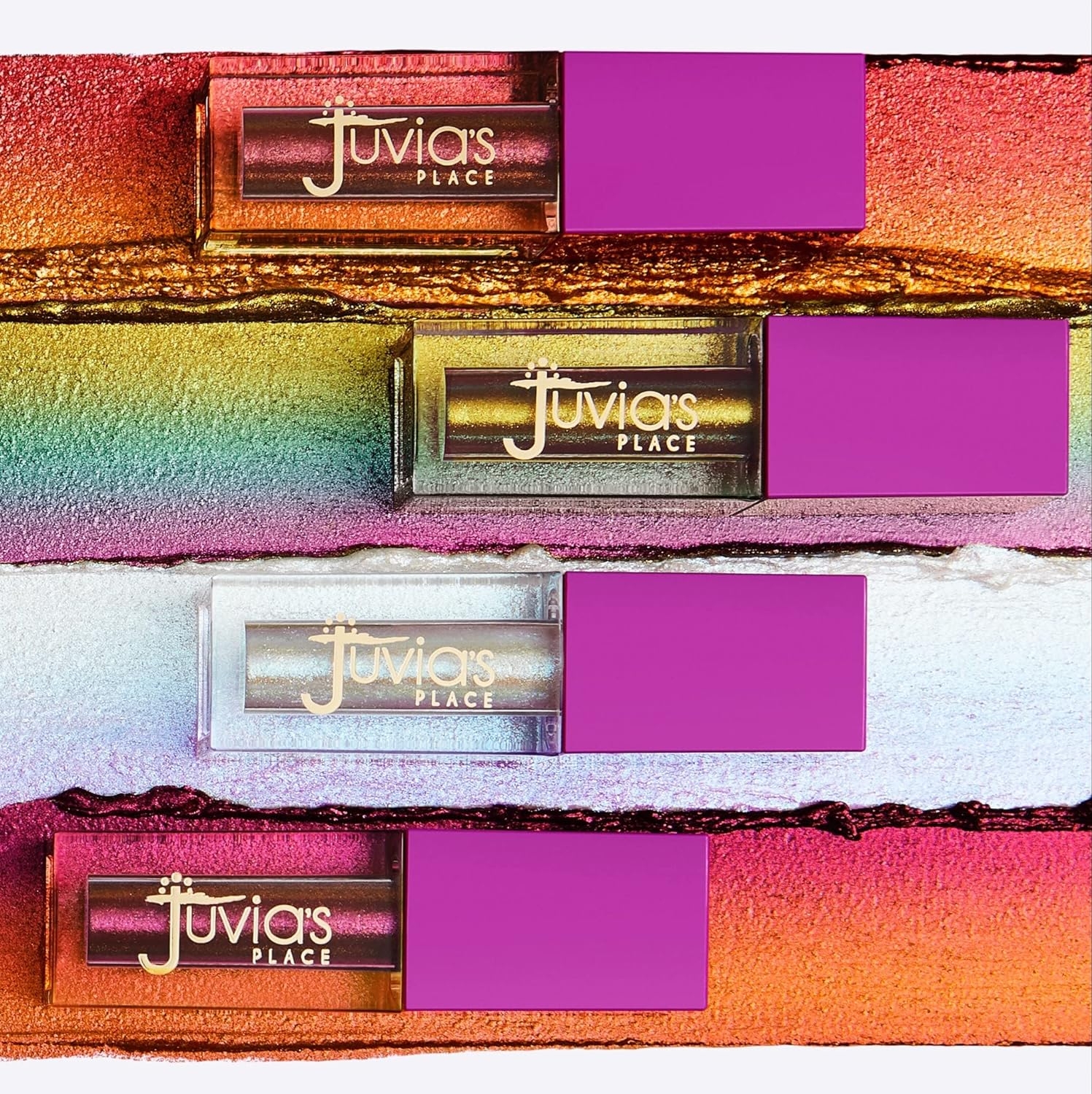 Juvia's Place Culture Duochrome Liquid Eyeshadow Kente - Liquid Eye Makeup for Glitter & Shine, Multi-colored Glitter Liquid Eyeshadow, Sparkly Makeup for Eyes, Women's Glitter Makeup Kit Addition - Image 8