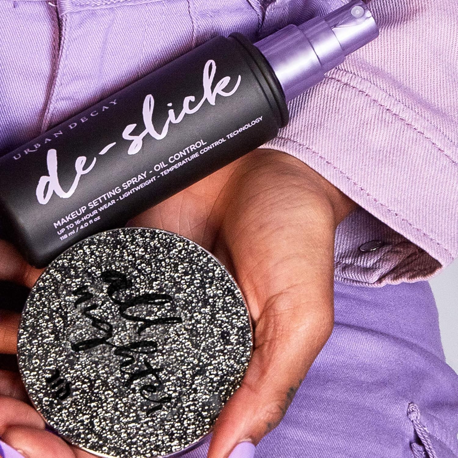 Urban Decay De-Slick Mattifying Makeup Setting Spray for Face, Waterproof, Smudge-proof, Oil & Shine Control, for Oily Combination Skin, Oil-free, Vegan, Cruelty-free - Image 7