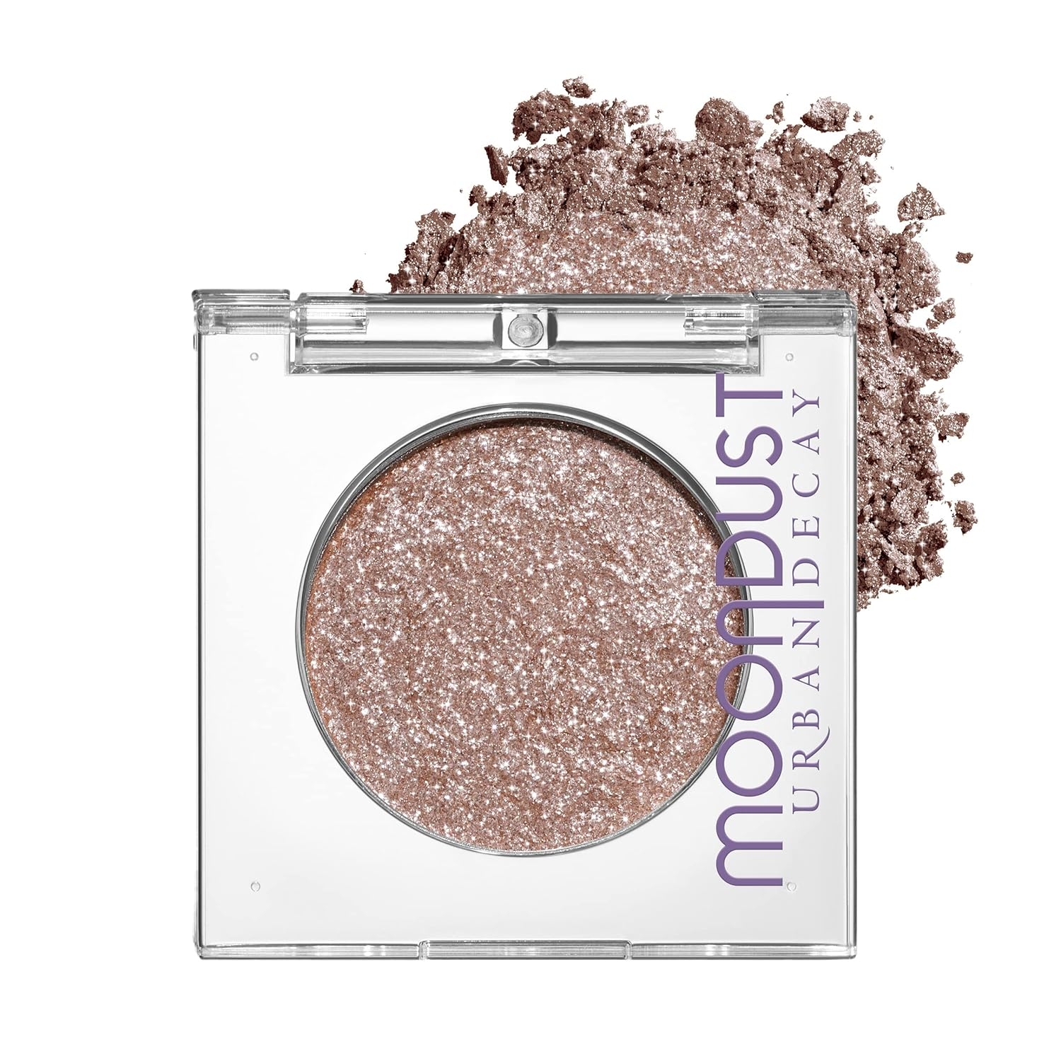 Urban Decay 24/7 Moondust Glitter Eyeshadow Single, Buildable Sparkly Eye Glitter, Long-lasting Shimmer Finish, Reflective Iridescent Eye Shadow Topper, Wet Look Effect, Vegan, Cruelty-free - 0.06 oz