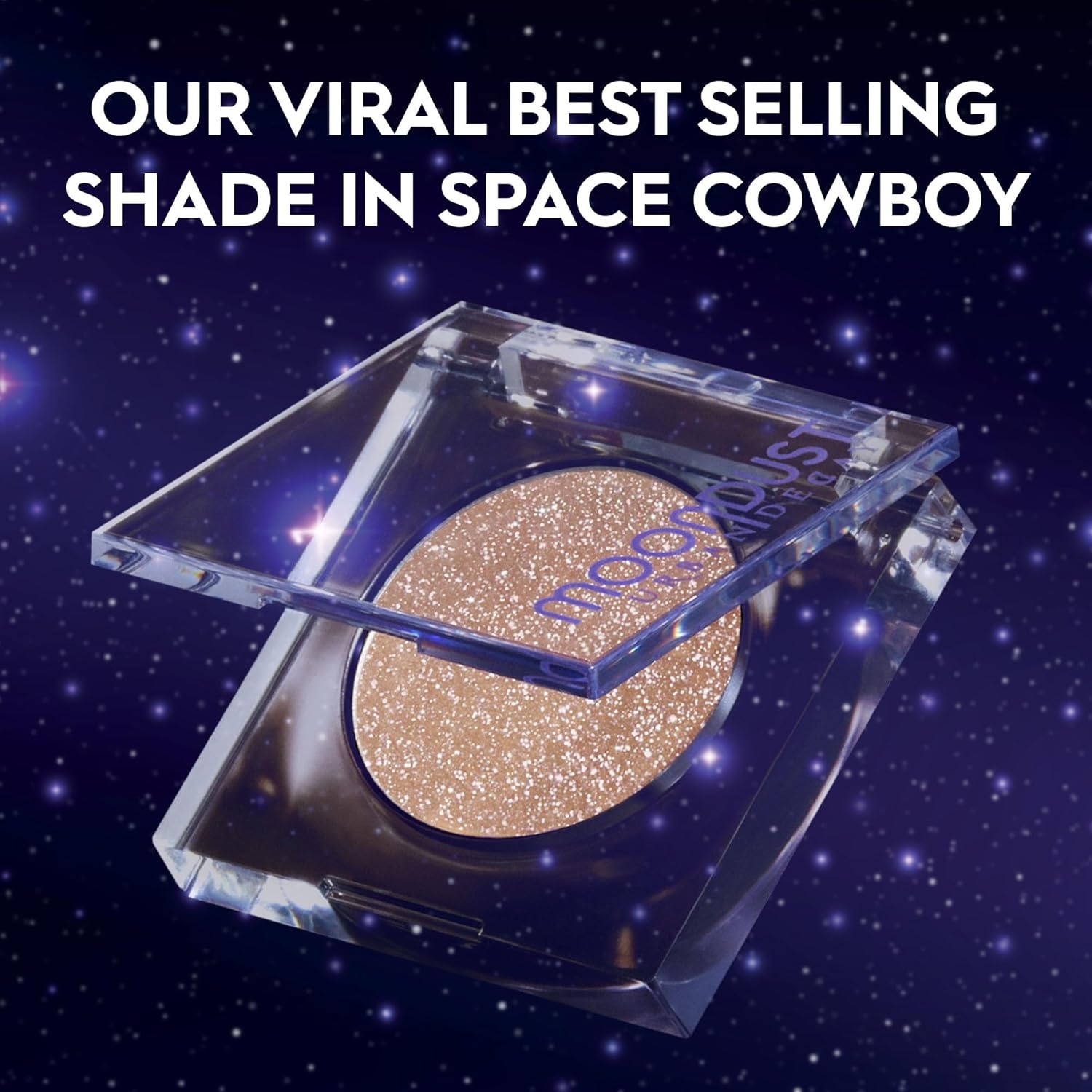Urban Decay 24/7 Moondust Glitter Eyeshadow Single, Buildable Sparkly Eye Glitter, Long-lasting Shimmer Finish, Reflective Iridescent Eye Shadow Topper, Wet Look Effect, Vegan, Cruelty-free - 0.06 oz - Image 5