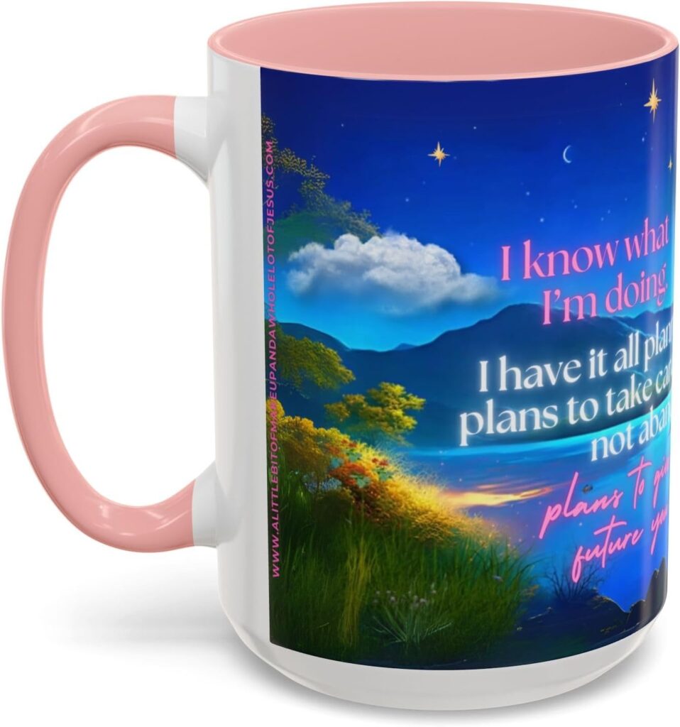 Jeremiah 29:11 Bible Verse Mug – 15oz Christian Mugs for Women of Faith – Coffee Mug with Scripture Verse