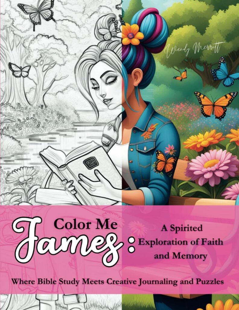 Color Me James: A Spirited Exploration of Faith and Memory: Where Bible Study Meets Creative Journaling and Puzzles