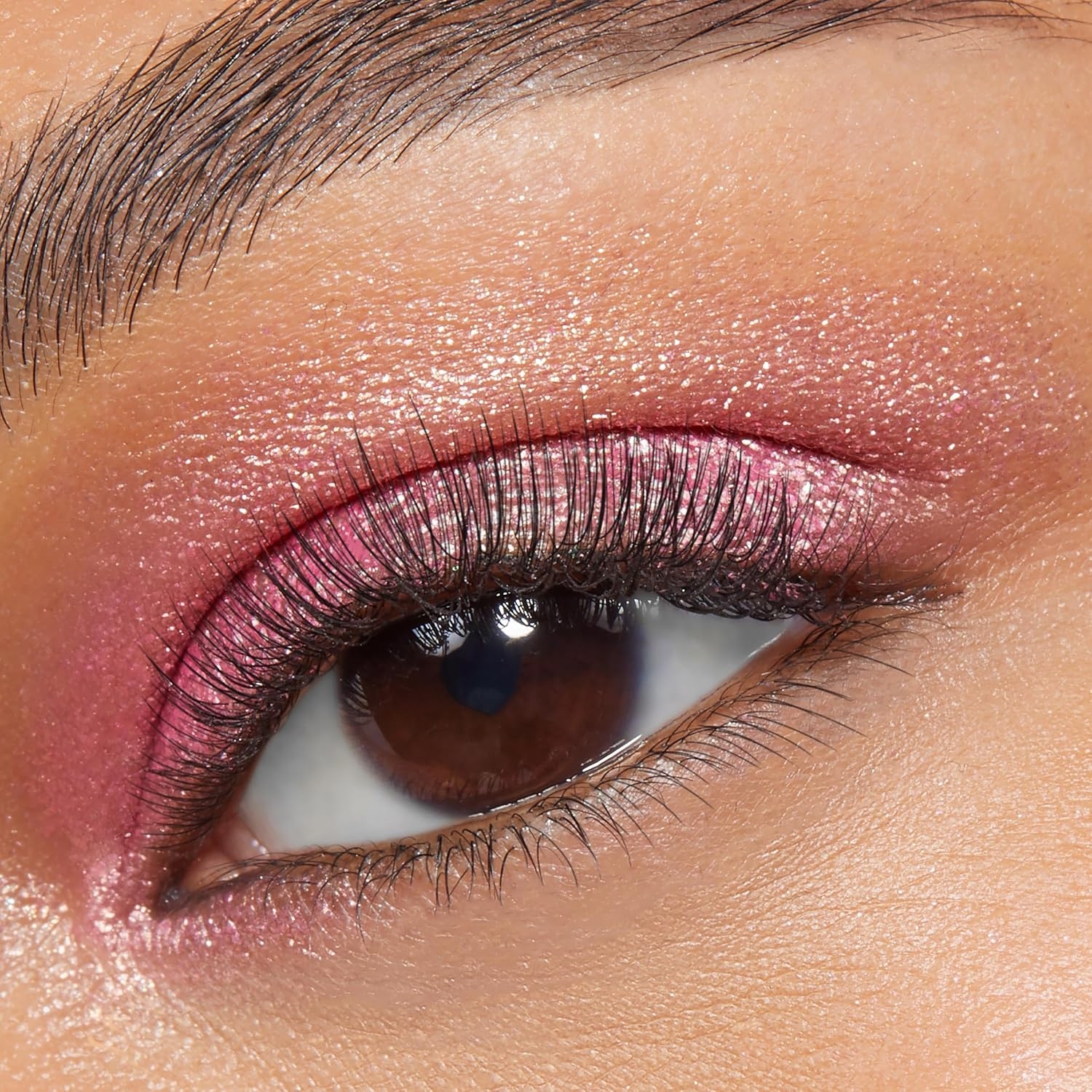 ColourPop Super Shock Shadow - High-Pigment, Crème-Powder Eye Makeup - Single Glitter Eyeshadow with Minimal Fallout and Unique Bouncy Texture - Metallic Pink Eyeshadow - Roy G. Biv (0.07 oz) - Image 5