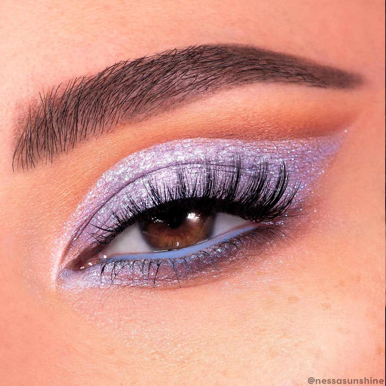 ColourPop Super Shock Shadow - High-Pigment, Crème-Powder Eye Makeup - Single Glitter Eyeshadow with Minimal Fallout and Unique Bouncy Texture - Metallic Pink Eyeshadow - Roy G. Biv (0.07 oz) - Image 10
