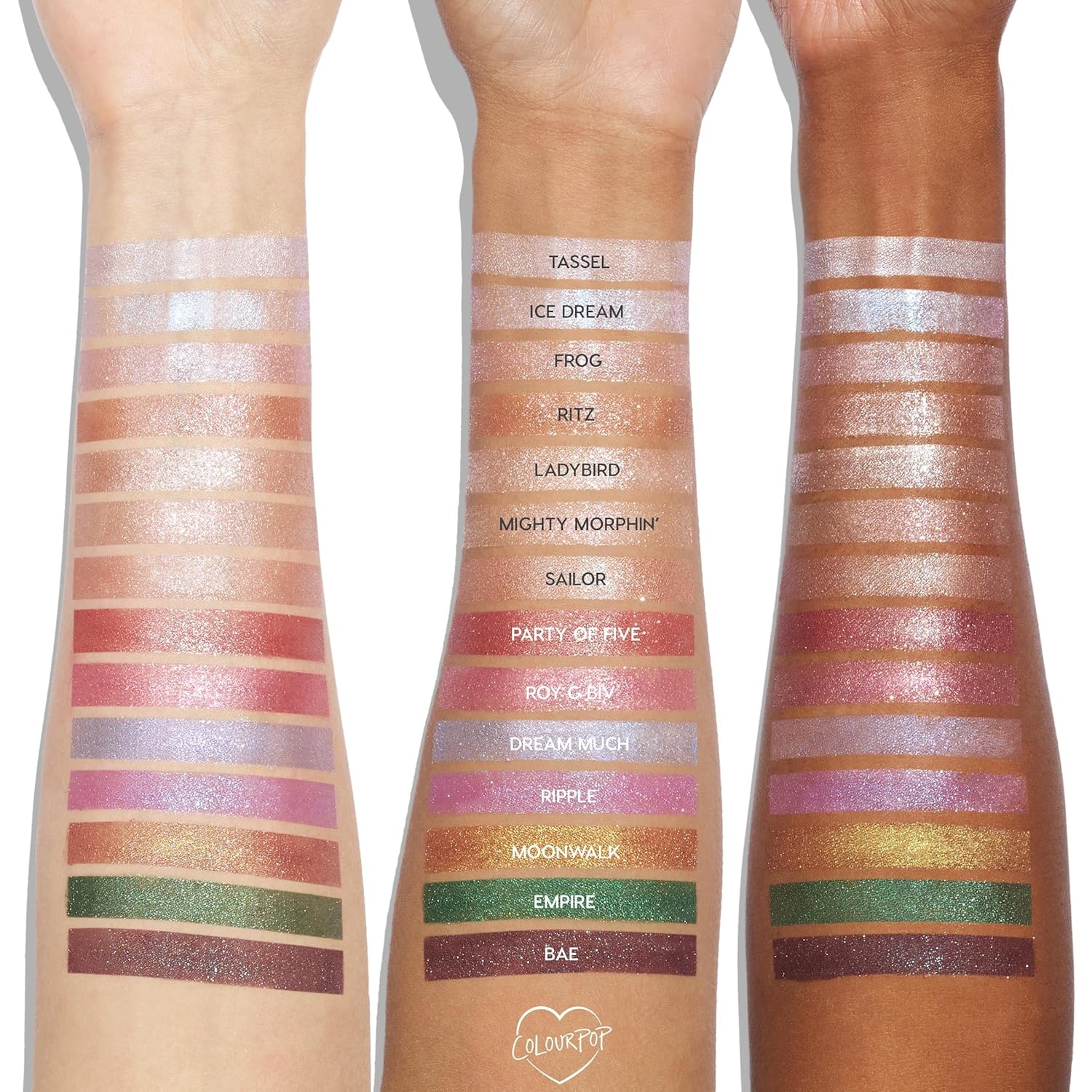 ColourPop Super Shock Shadow - High-Pigment, Crème-Powder Eye Makeup - Single Glitter Eyeshadow with Minimal Fallout and Unique Bouncy Texture - Metallic Pink Eyeshadow - Roy G. Biv (0.07 oz) - Image 15
