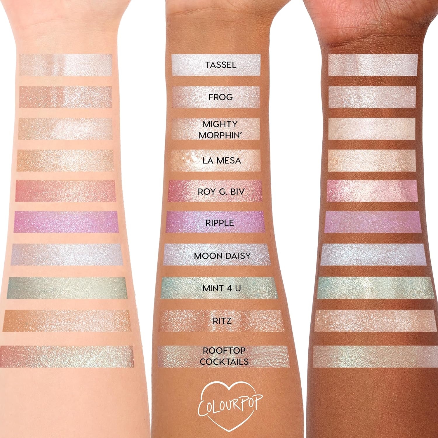 ColourPop Super Shock Shadow - High-Pigment, Crème-Powder Eye Makeup - Single Glitter Eyeshadow with Minimal Fallout and Unique Bouncy Texture - Metallic Pink Eyeshadow - Roy G. Biv (0.07 oz) - Image 60