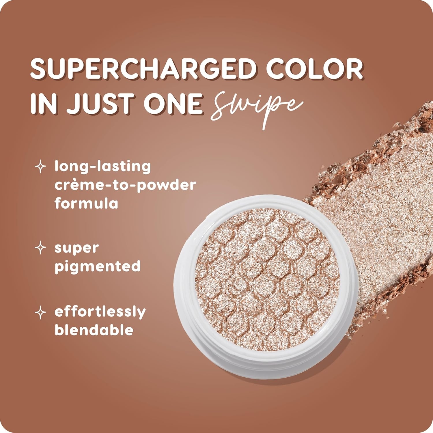 ColourPop Super Shock Shadow - High-Pigment, Crème-Powder Eye Makeup - Single Glitter Eyeshadow with Minimal Fallout and Unique Bouncy Texture - Metallic Pink Eyeshadow - Roy G. Biv (0.07 oz) - Image 63