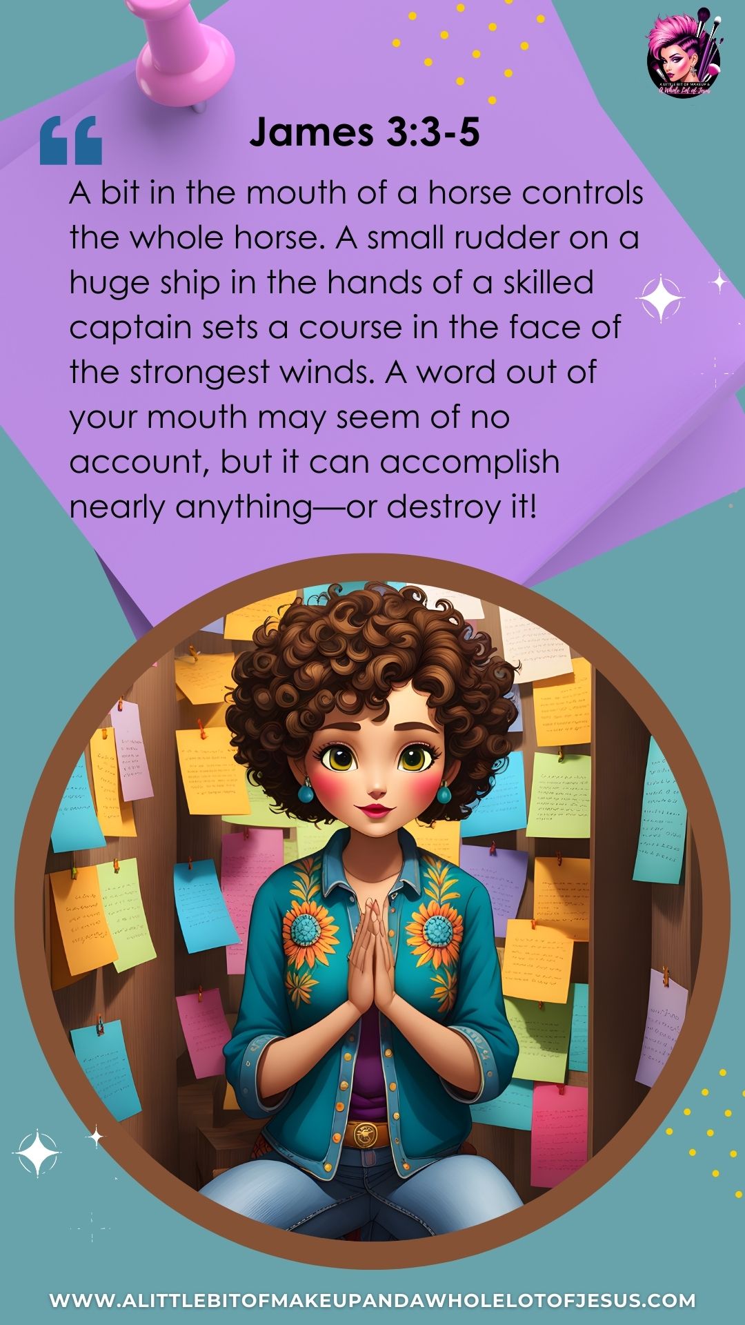 Weekly Verse James 3:3-5