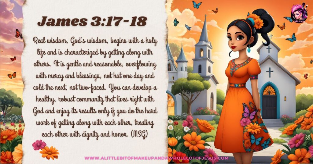 S3 Ep29 James 3:17-18 A Little Bit of Makeup and a Whole Lot of Jesus