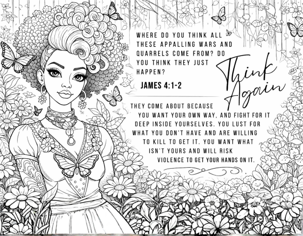 Color Me James 2026 Coloring Book Calendar
