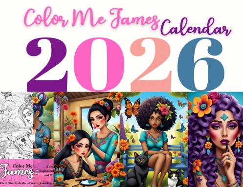 Color Me James 2026 Calendar