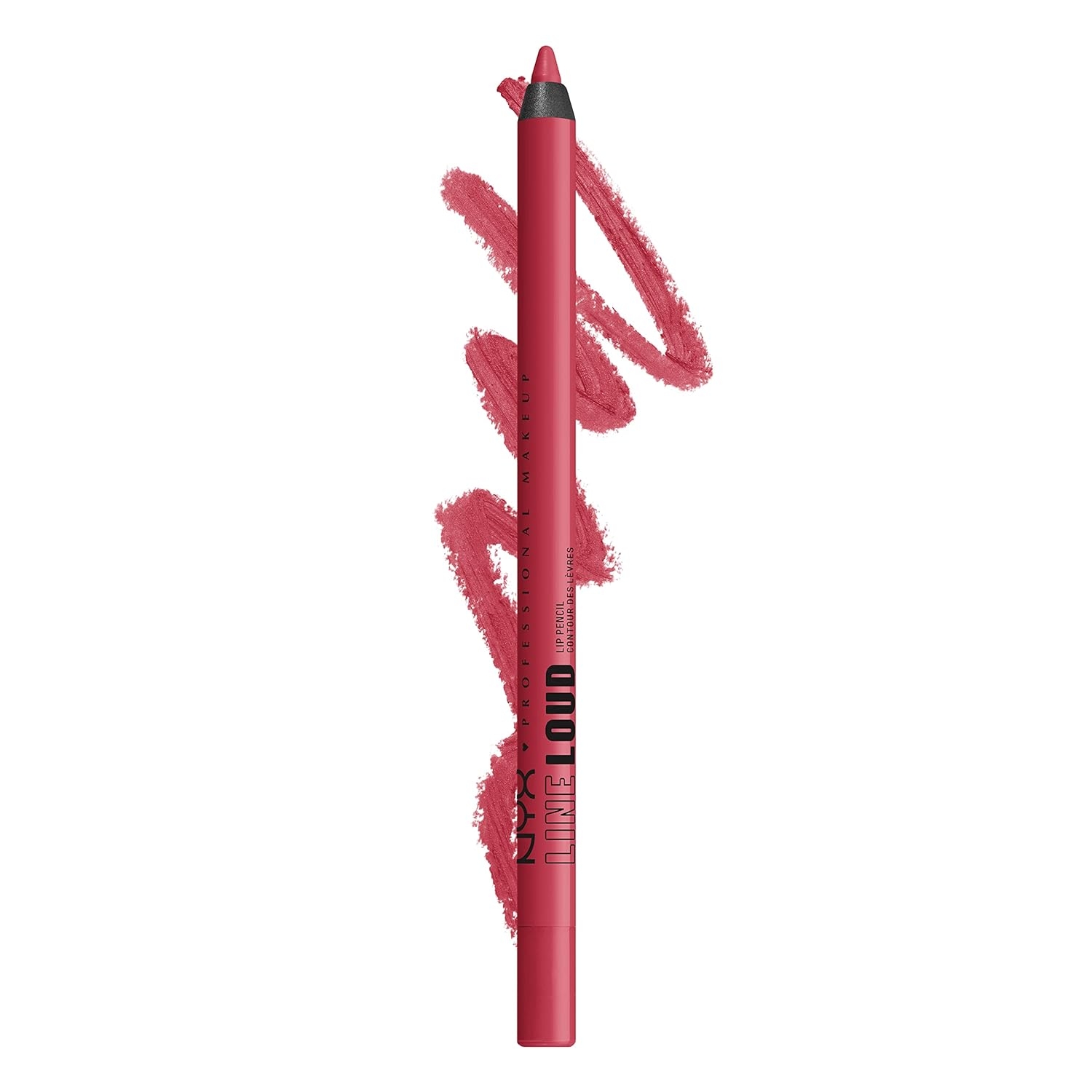 NYX PROFESSIONAL MAKEUP Line Loud Lip Liner, Longwear and Pigmented Lip Pencil with Jojoba Oil & Vitamin E - Hottie Hijacker (Hot Blue Pink) - Image 6