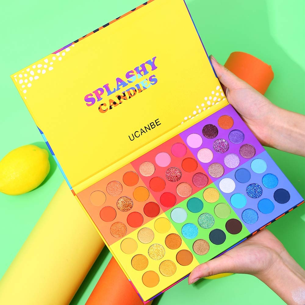 UCANBE 54 Colors Splashy Candies Eyeshadow Palette - Image 3