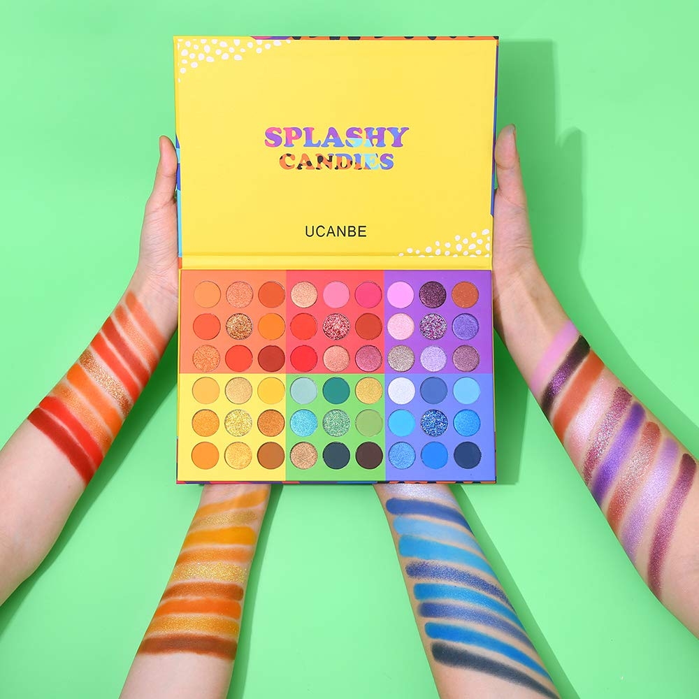 UCANBE 54 Colors Splashy Candies Eyeshadow Palette - Image 5