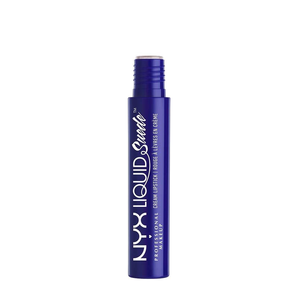 NYX PROFESSIONAL MAKEUP Liquid Suede Cream Lipstick - Jet-Set (True Blue) - Image 2