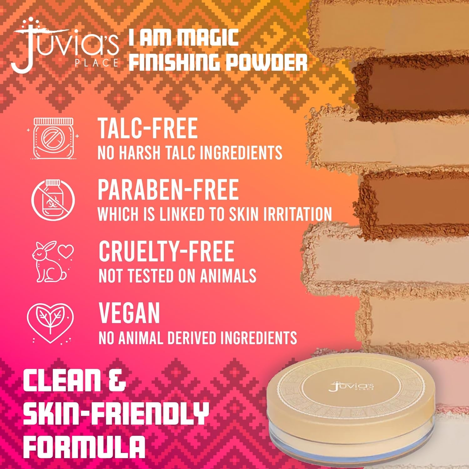 Juvia's Place I Am Magic Silky Finishing Powder - Cotton Candy – Lightweight Loose Face Powder for Women, Makeup for Under Eye & Face - Talc & Paraben Free - Flawless Matte Finish for Everyday Use - Image 3