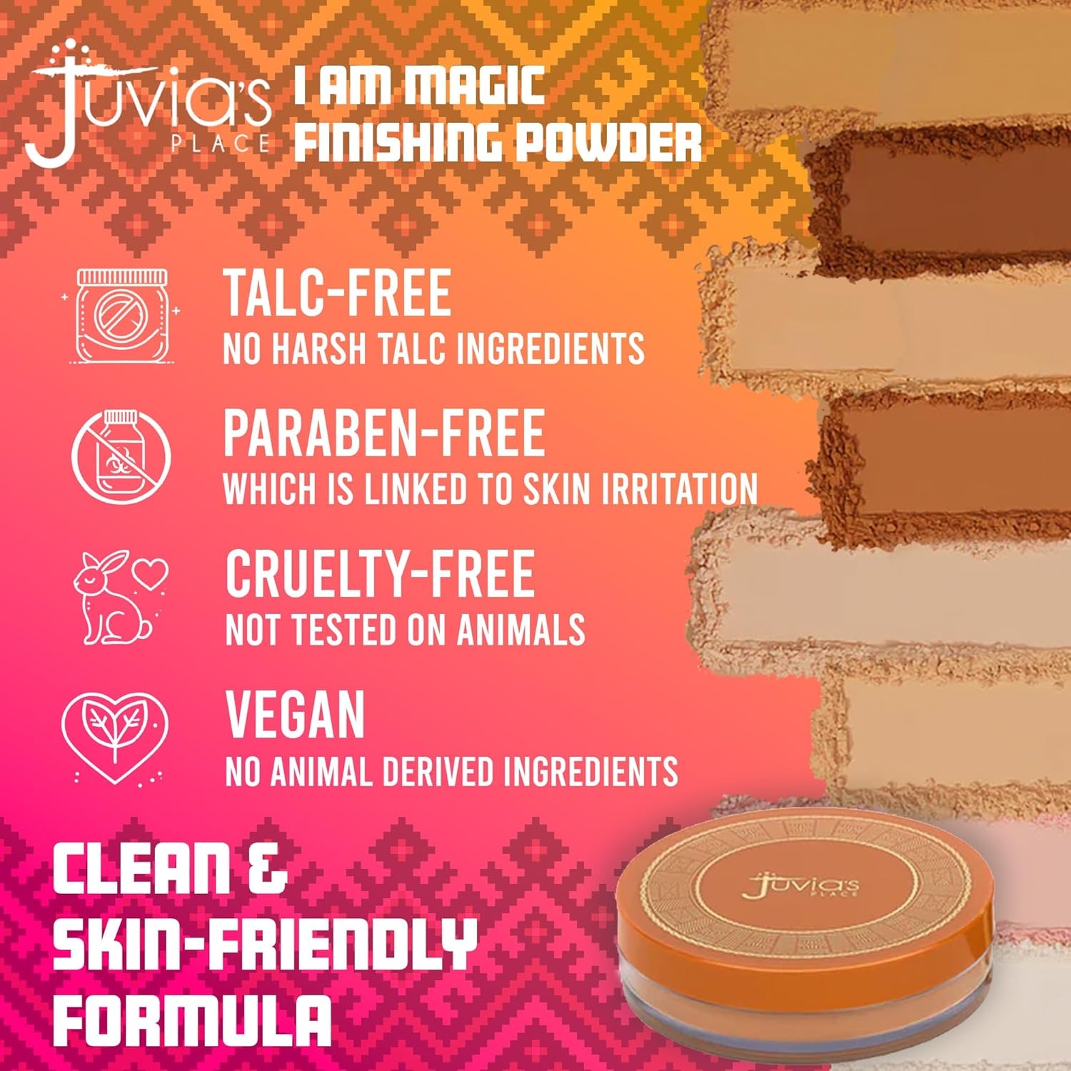 Juvia's Place I Am Magic Silky Finishing Powder - Cotton Candy – Lightweight Loose Face Powder for Women, Makeup for Under Eye & Face - Talc & Paraben Free - Flawless Matte Finish for Everyday Use - Image 16