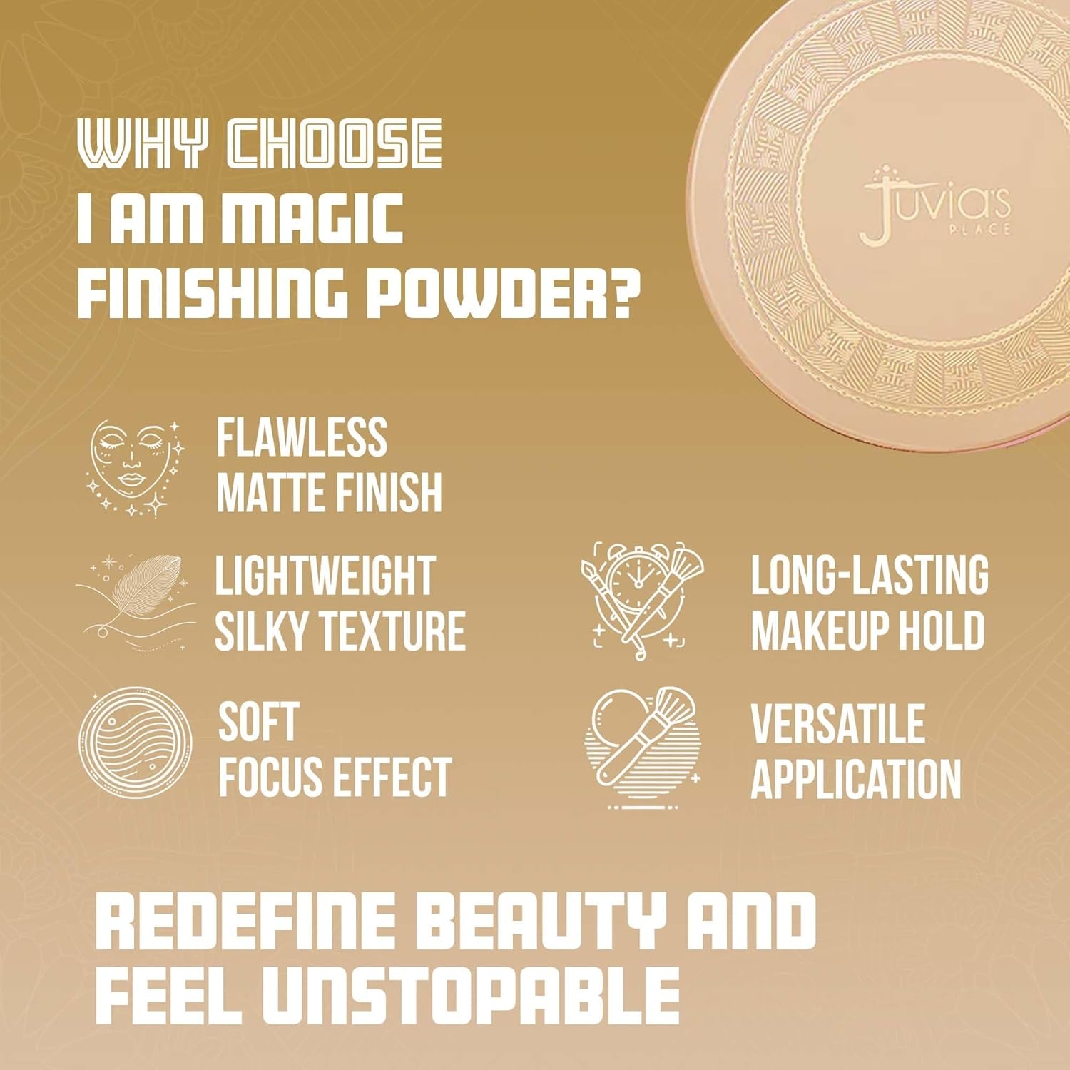 Juvia's Place I Am Magic Silky Finishing Powder - Cotton Candy – Lightweight Loose Face Powder for Women, Makeup for Under Eye & Face - Talc & Paraben Free - Flawless Matte Finish for Everyday Use - Image 29
