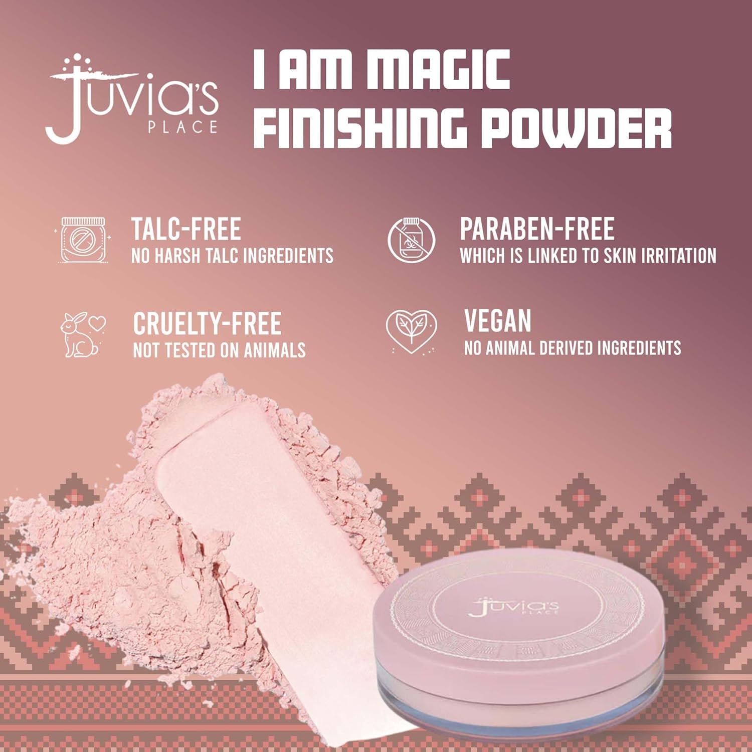 Juvia's Place I Am Magic Silky Finishing Powder - Cotton Candy – Lightweight Loose Face Powder for Women, Makeup for Under Eye & Face - Talc & Paraben Free - Flawless Matte Finish for Everyday Use - Image 34