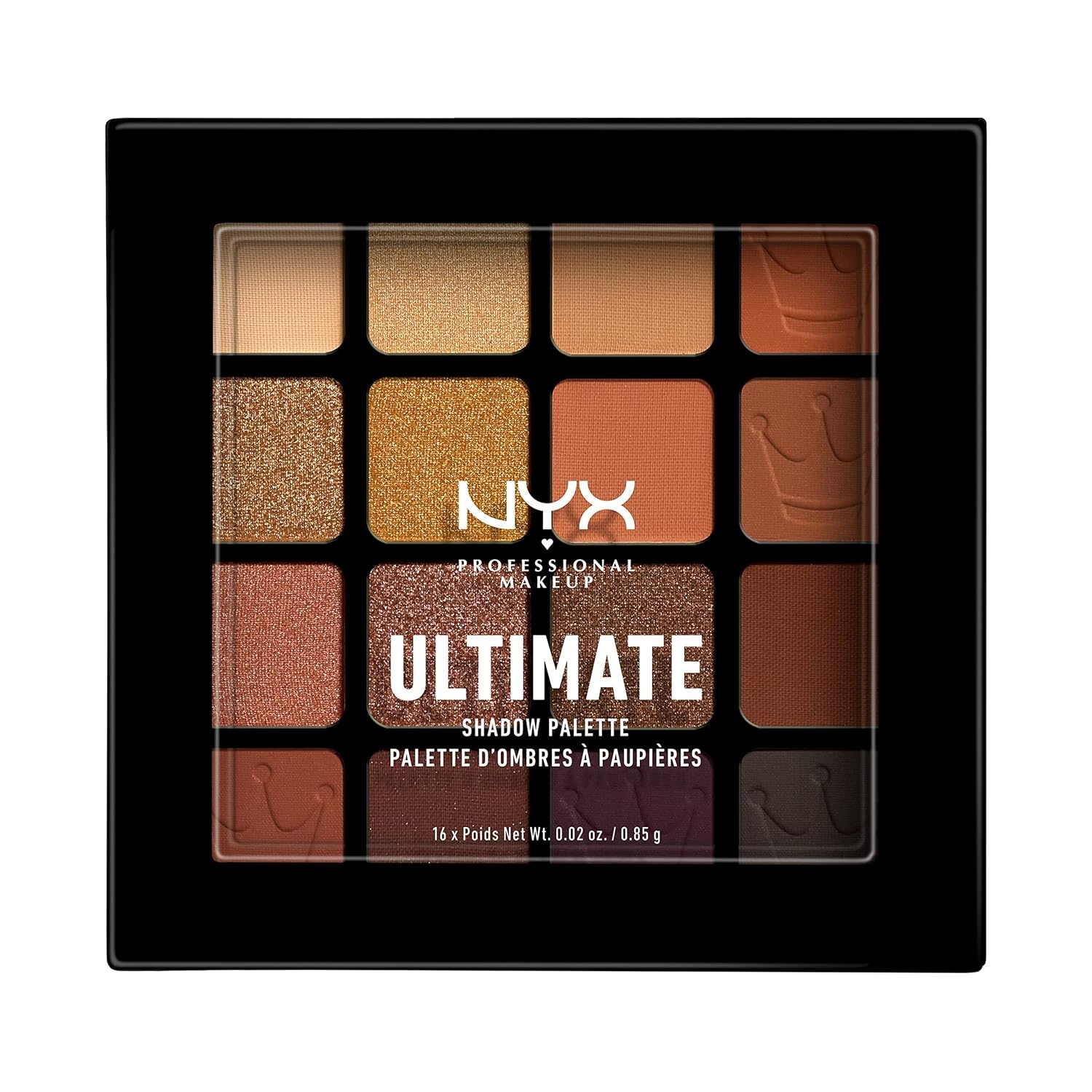 NYX PROFESSIONAL MAKEUP, Ultimate Shadow Palette, Eyeshadow Palette - I Know That's Bright - Image 2