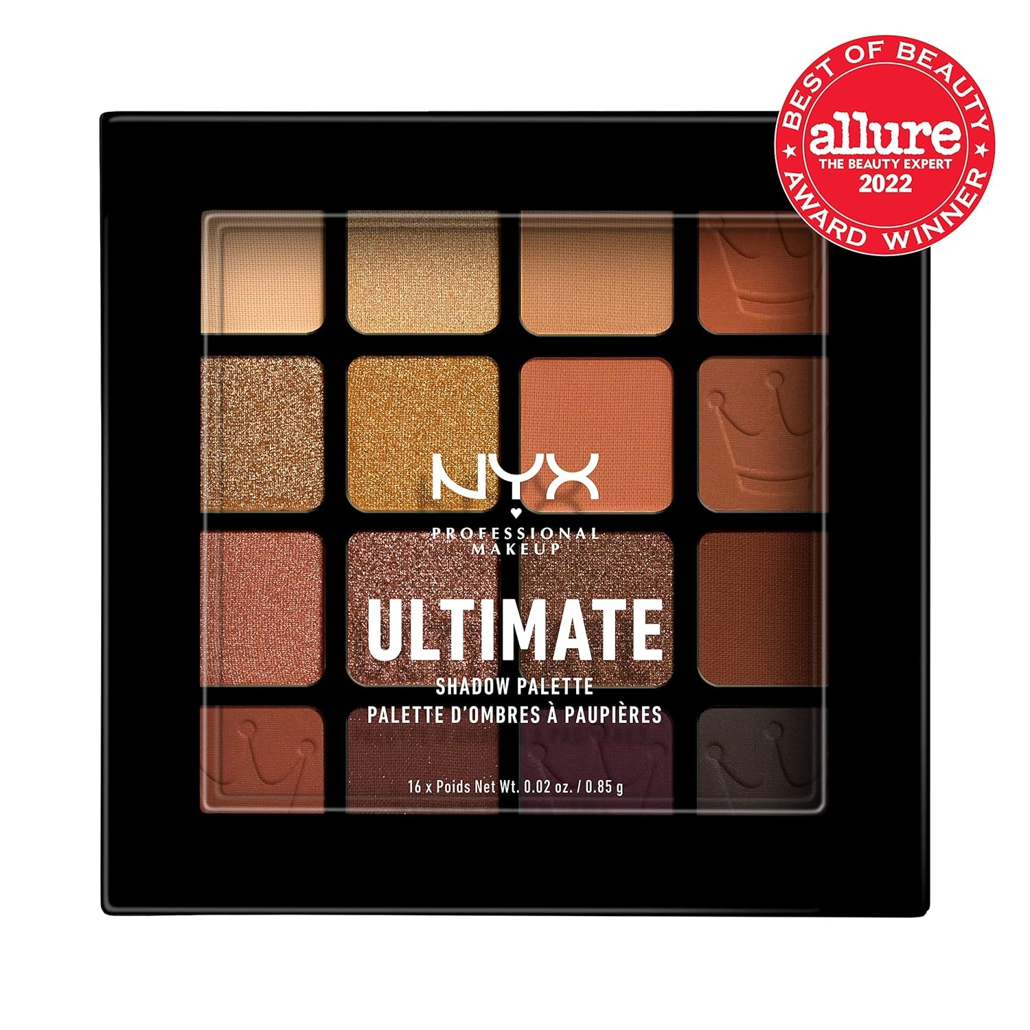 NYX PROFESSIONAL MAKEUP, Ultimate Shadow Palette, Eyeshadow Palette - I Know That's Bright - Image 3