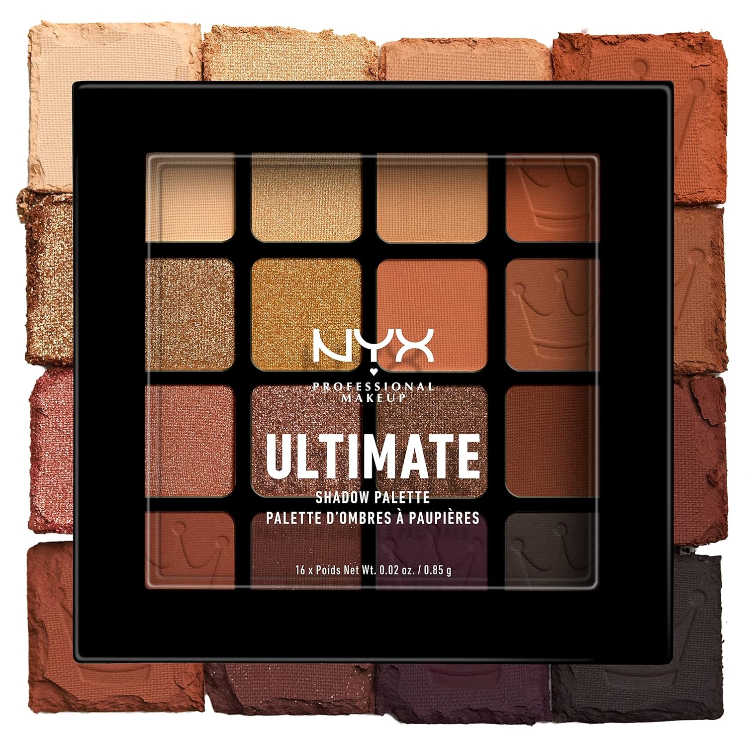 NYX PROFESSIONAL MAKEUP, Ultimate Shadow Palette, Eyeshadow Palette - I Know That's Bright - Image 9