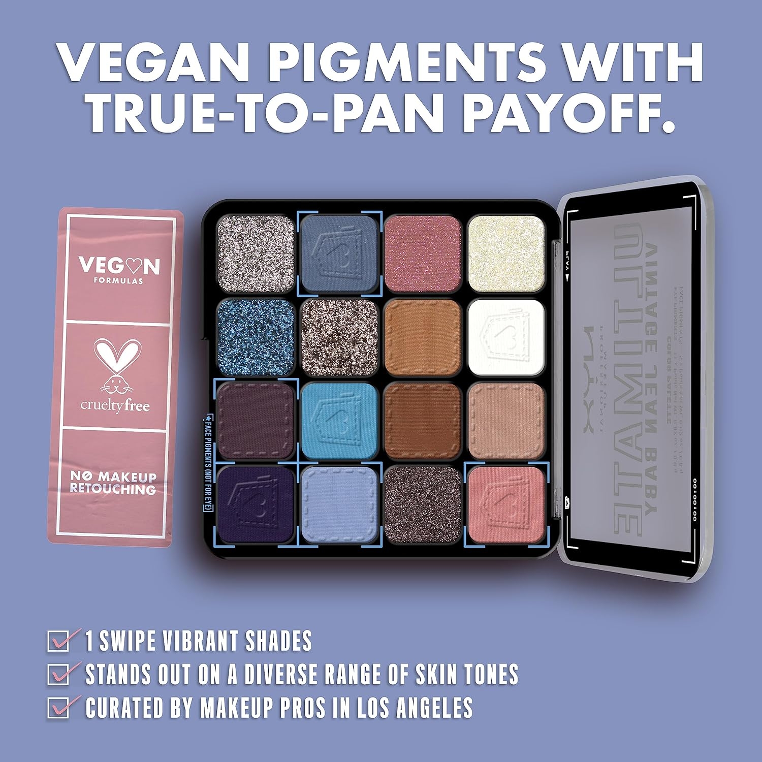 NYX PROFESSIONAL MAKEUP, Ultimate Shadow Palette, Eyeshadow Palette - I Know That's Bright - Image 17
