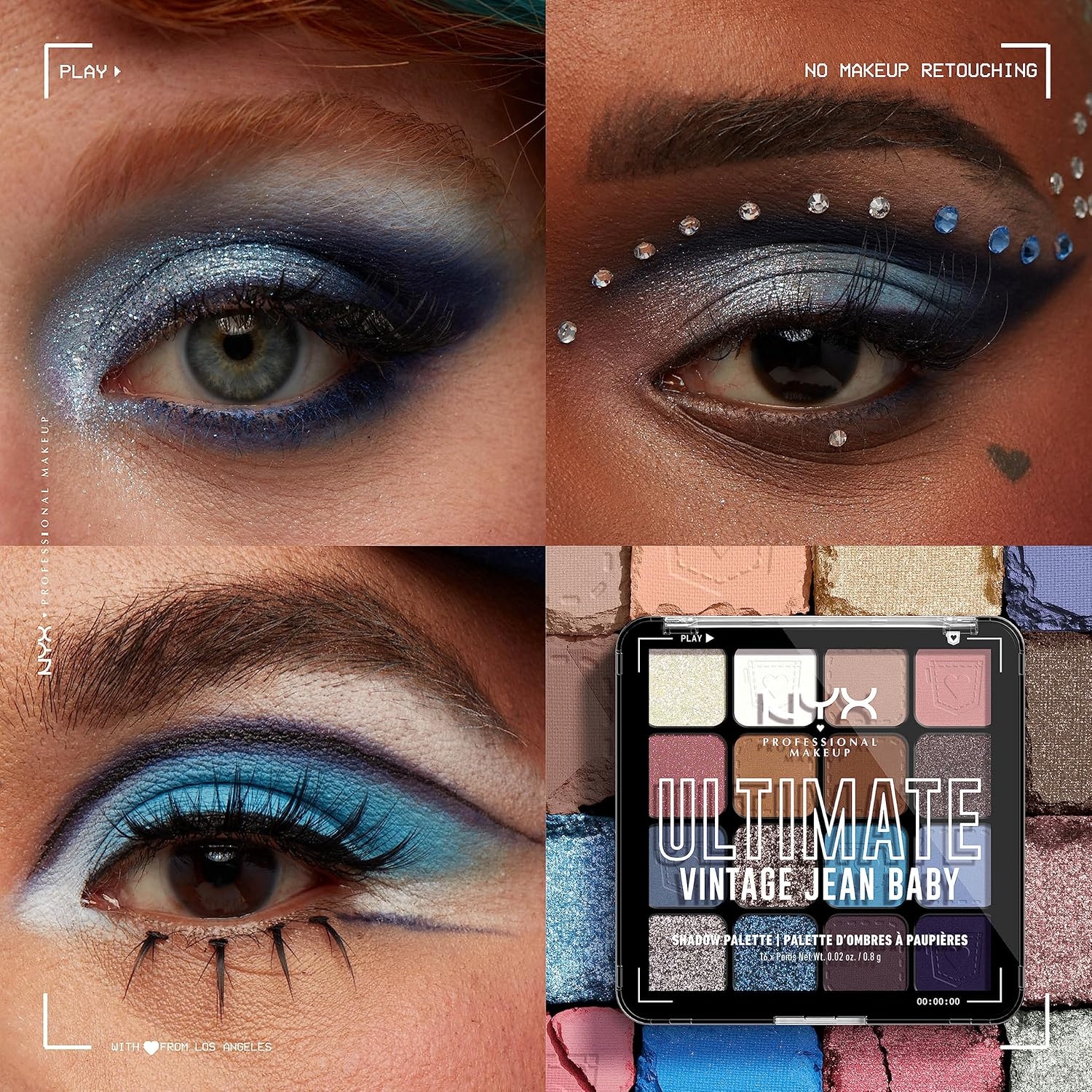 NYX PROFESSIONAL MAKEUP, Ultimate Shadow Palette, Eyeshadow Palette - I Know That's Bright - Image 18
