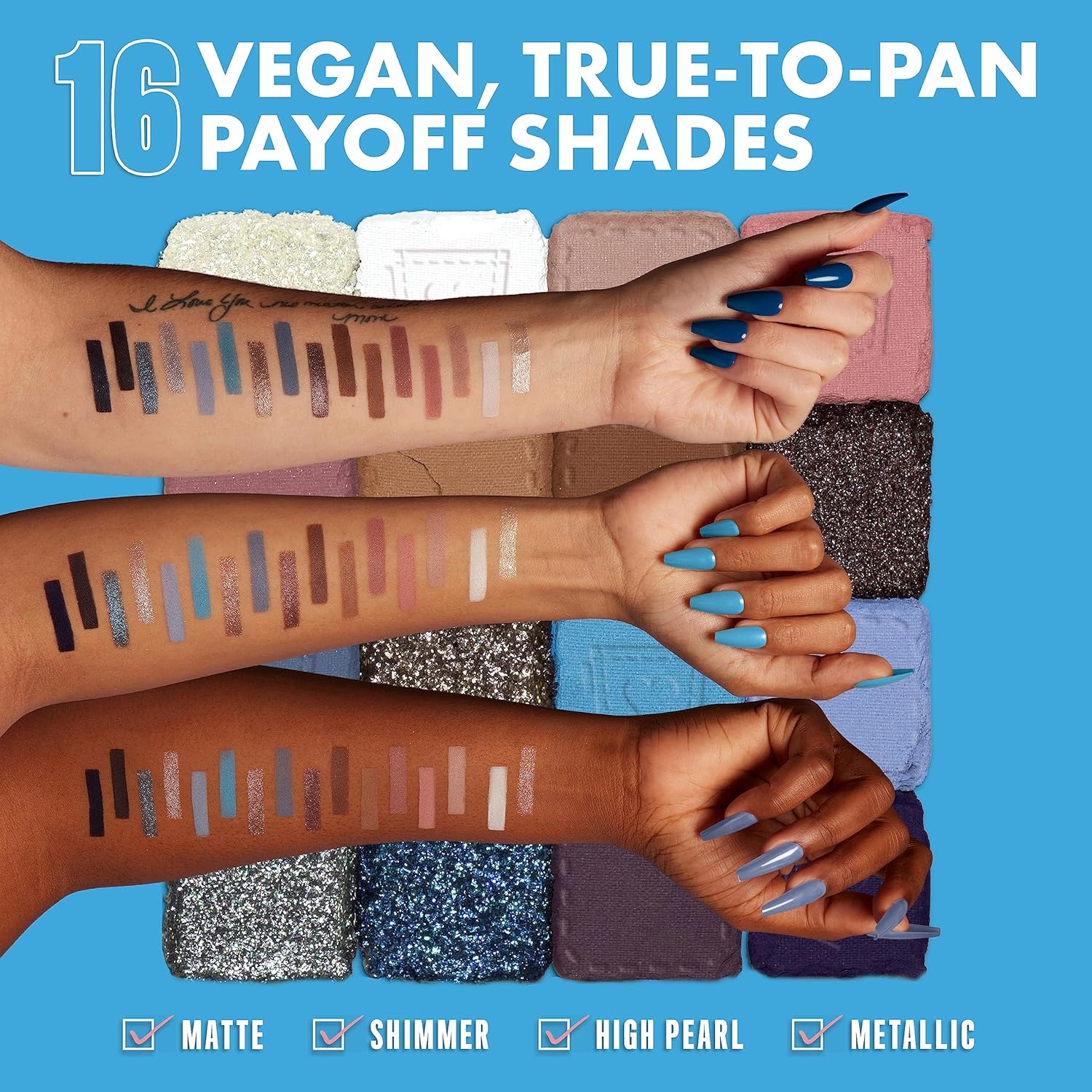 NYX PROFESSIONAL MAKEUP, Ultimate Shadow Palette, Eyeshadow Palette - I Know That's Bright - Image 19