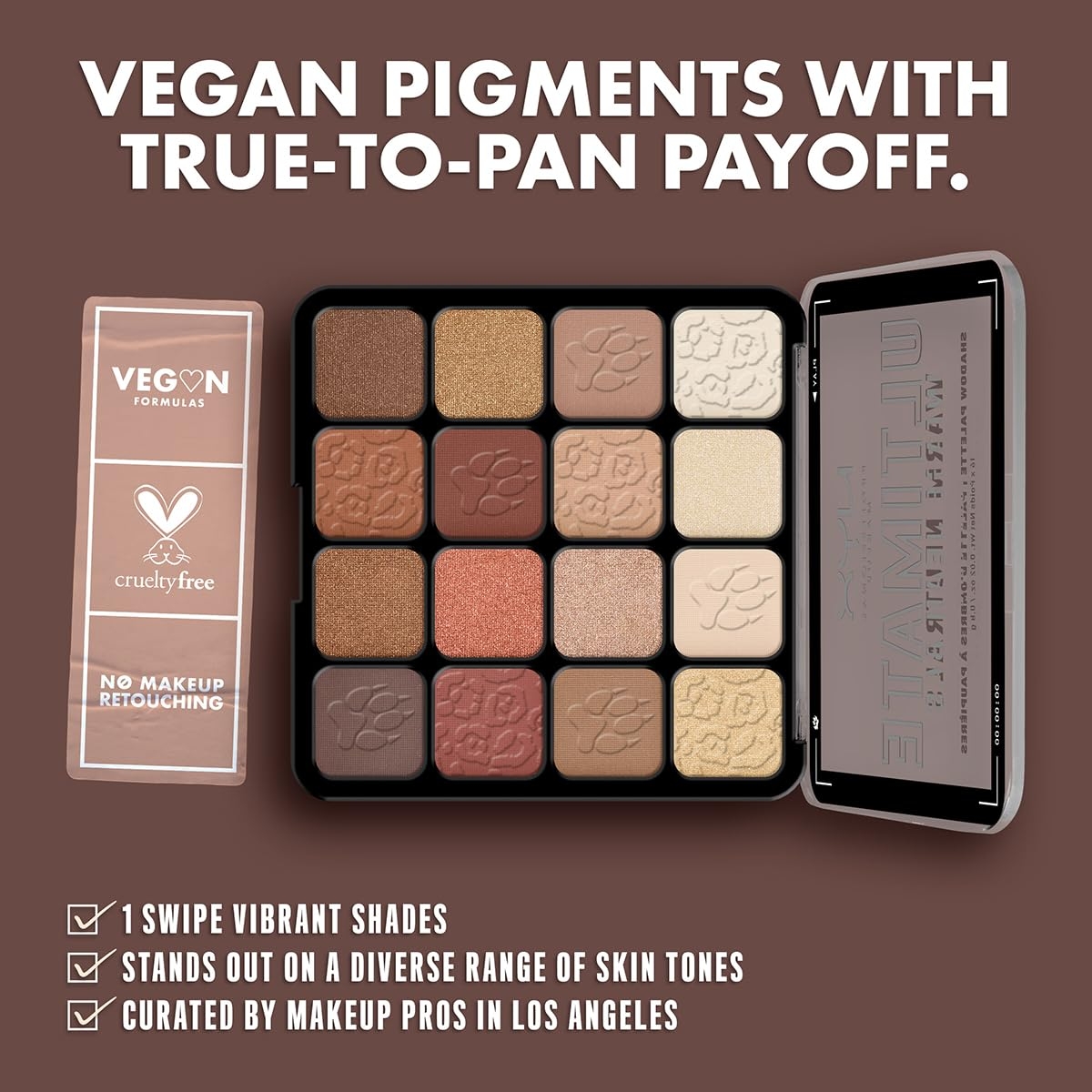 NYX PROFESSIONAL MAKEUP, Ultimate Shadow Palette, Eyeshadow Palette - I Know That's Bright - Image 28