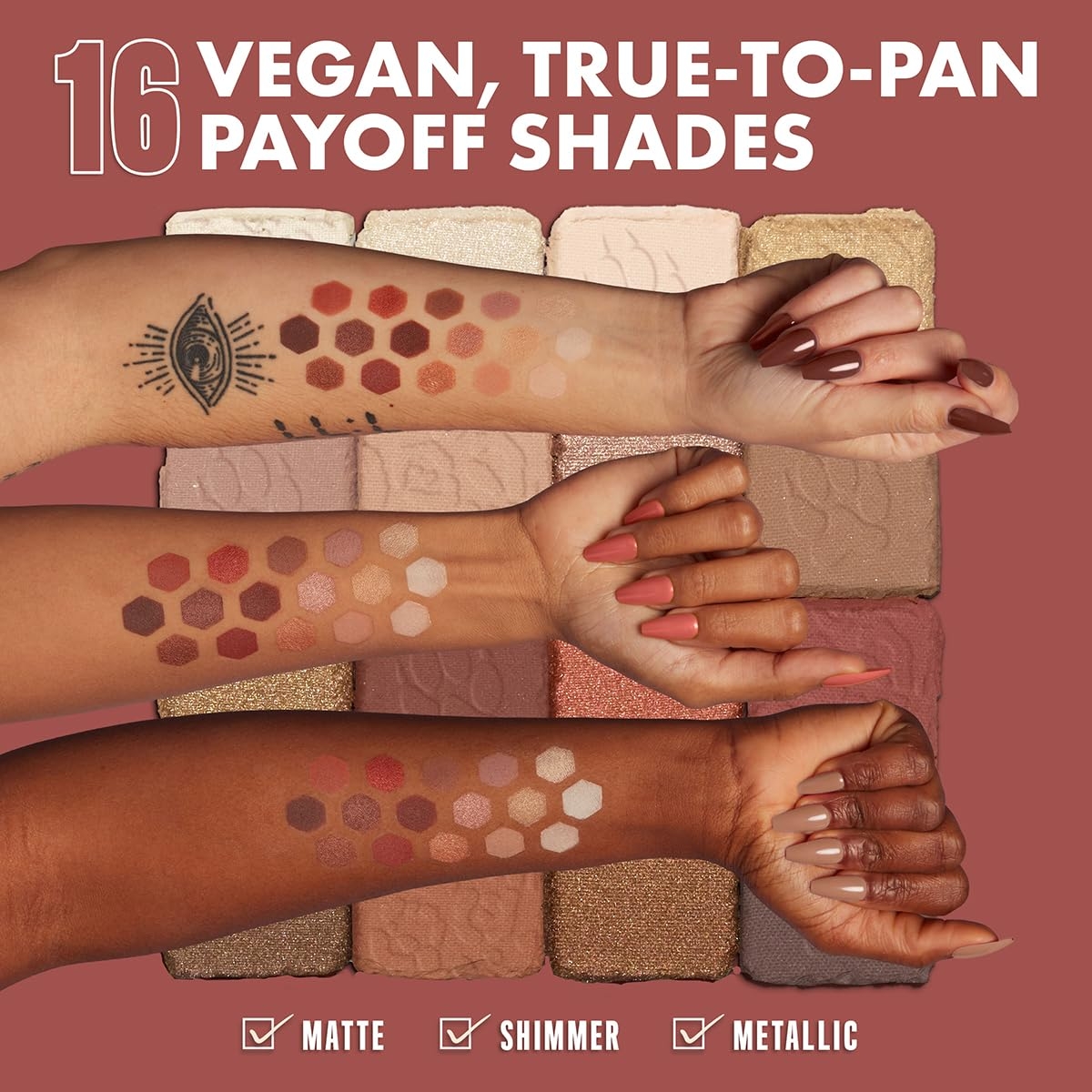 NYX PROFESSIONAL MAKEUP, Ultimate Shadow Palette, Eyeshadow Palette - I Know That's Bright - Image 29